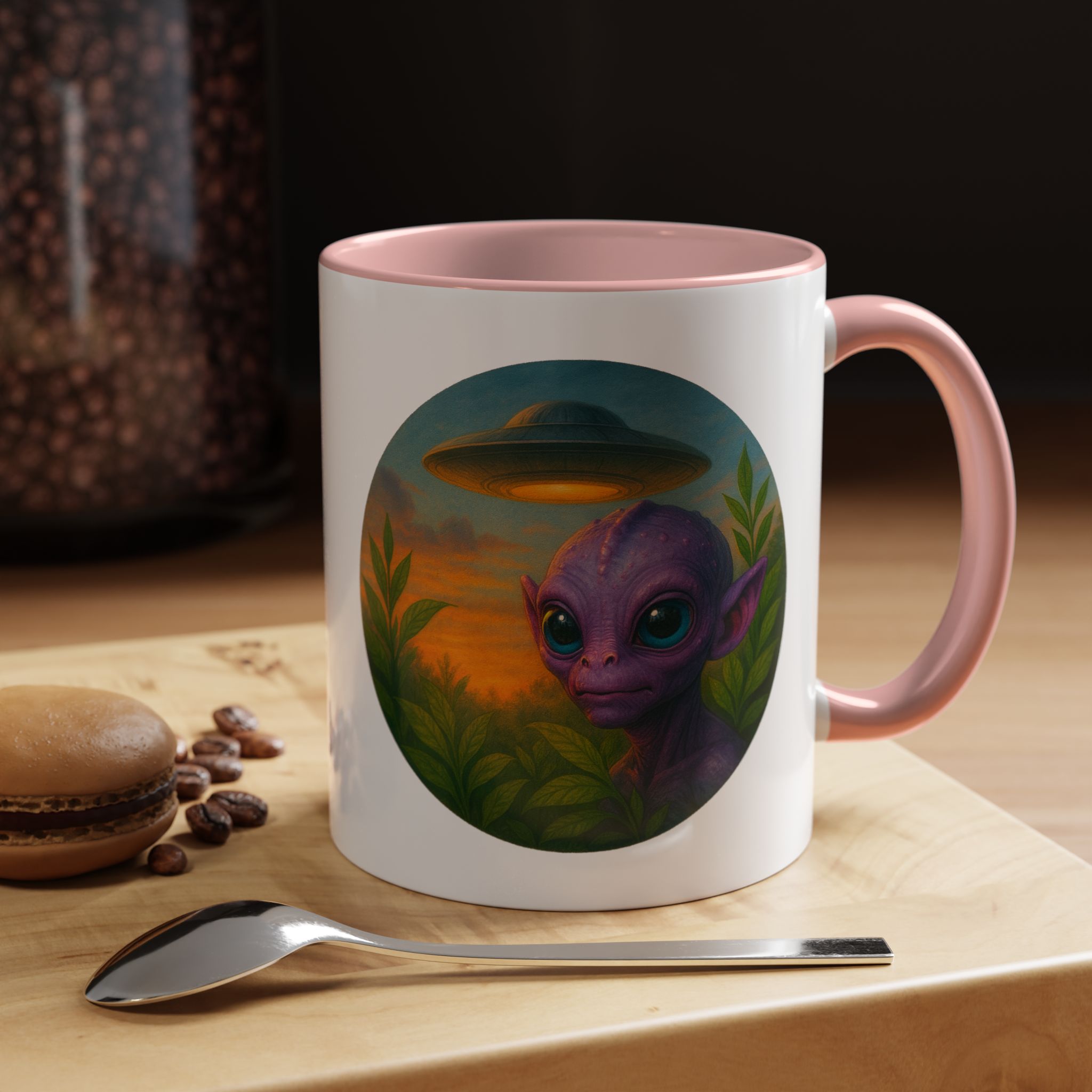 Alien mug and cup extraterrestrial whale fantasy funny vintage graphic oversized womens design - Image 15