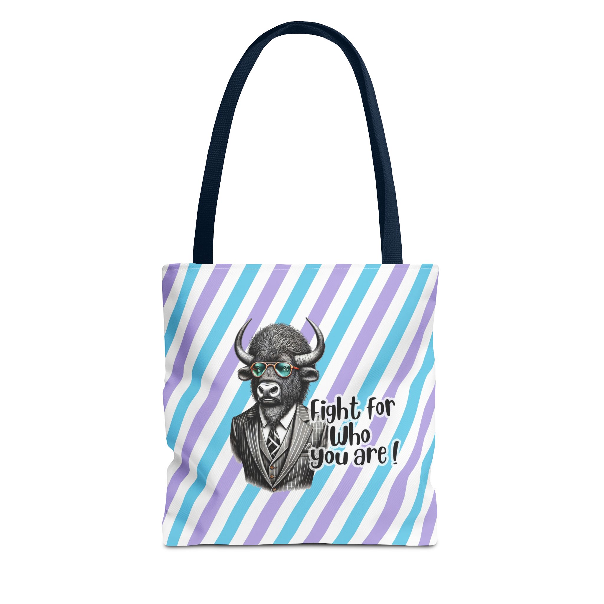 Canvas tote bag Vintage bag Motivational funny tote bag Bison design cute tote bag for self confidence shoulder bag – Image 25