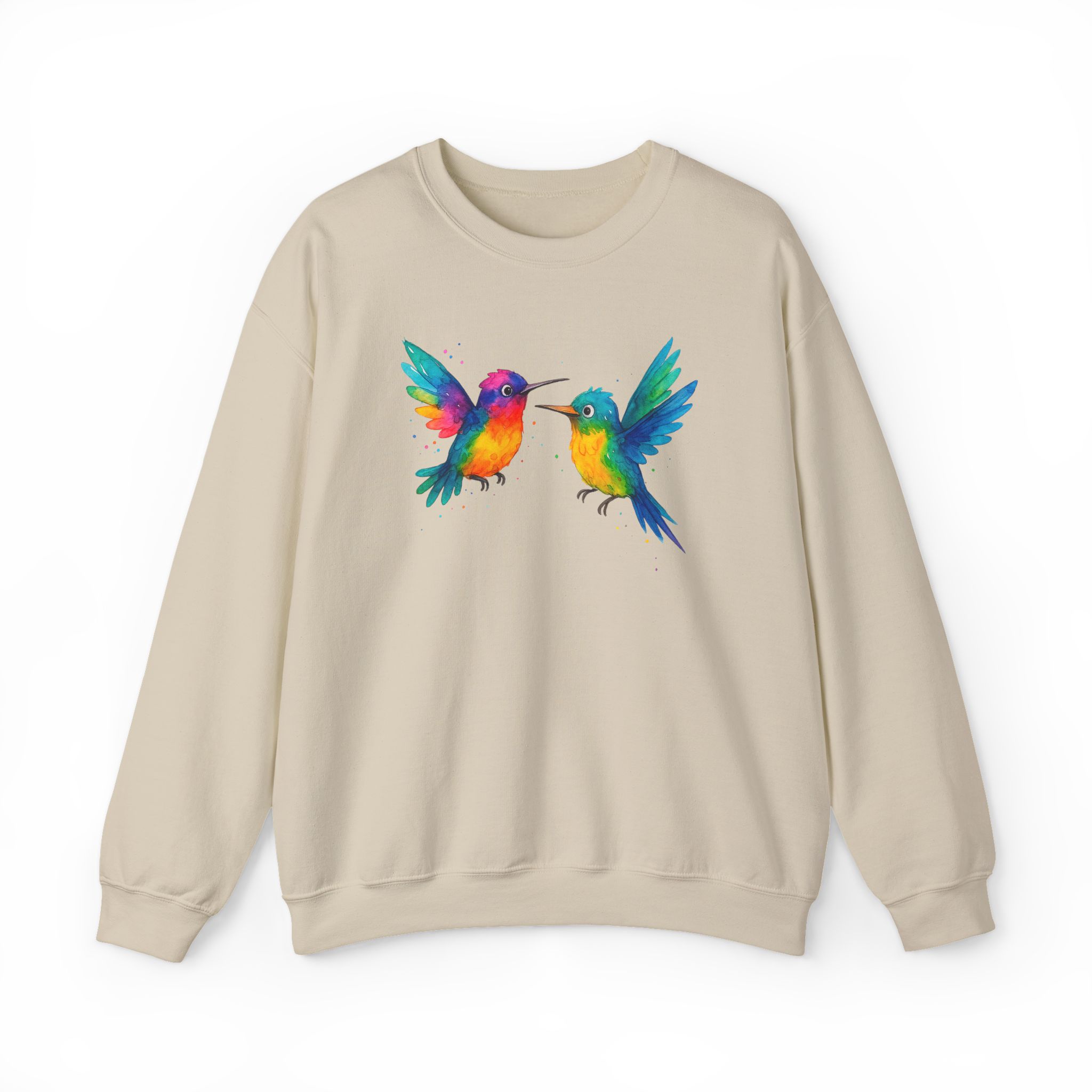 Colibri sweatshirt – Cute Bird sweatshirt – humming Bird sweater nature print - Image 10