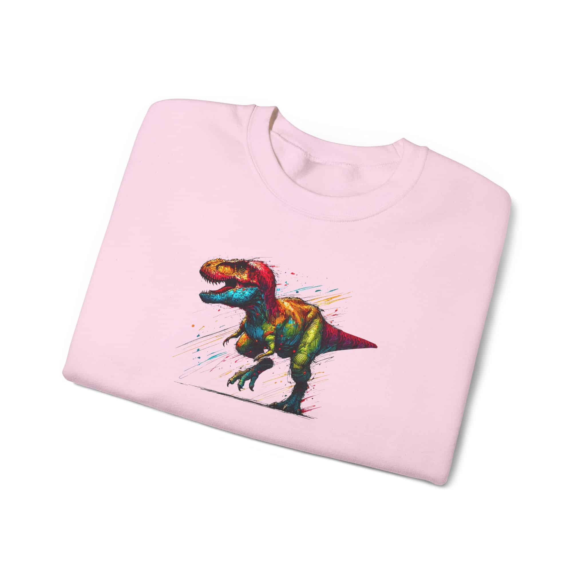 Jurassic sweatshirt – Dino sweatshirt – Triceratops sweater dinosaur print - Image 27