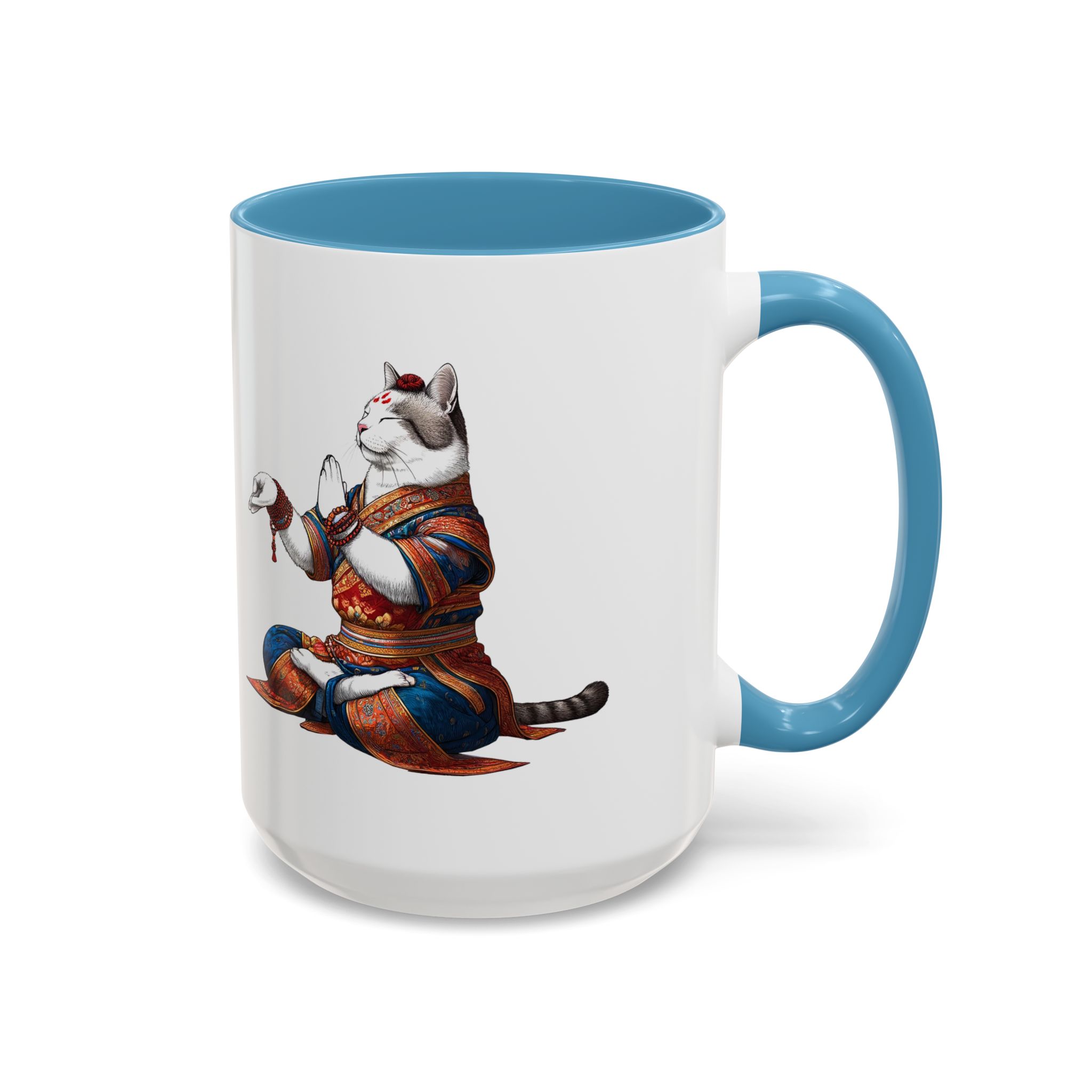 Office Mug cat lover yoga gift for mom Tea cup coffee Mug meditation accessory mindfulness pet design - Image 37