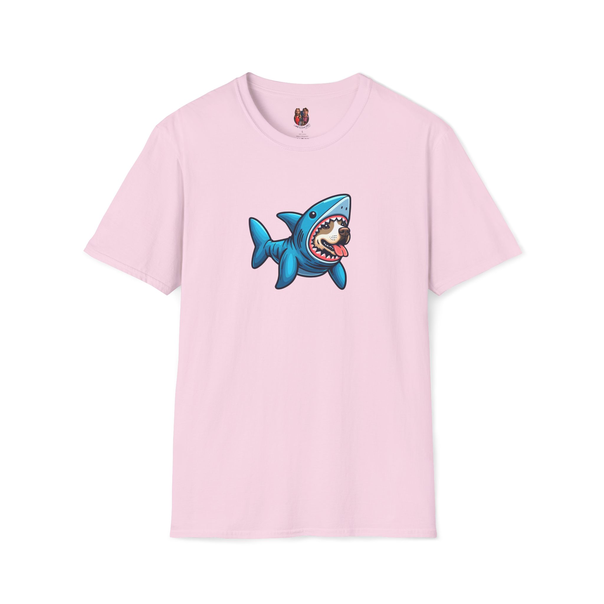 Funny tshirt shark graphic tee Dog Shark costume comfy shirt unisex puppy print pet lover dog apparel cool outfit - Image 30