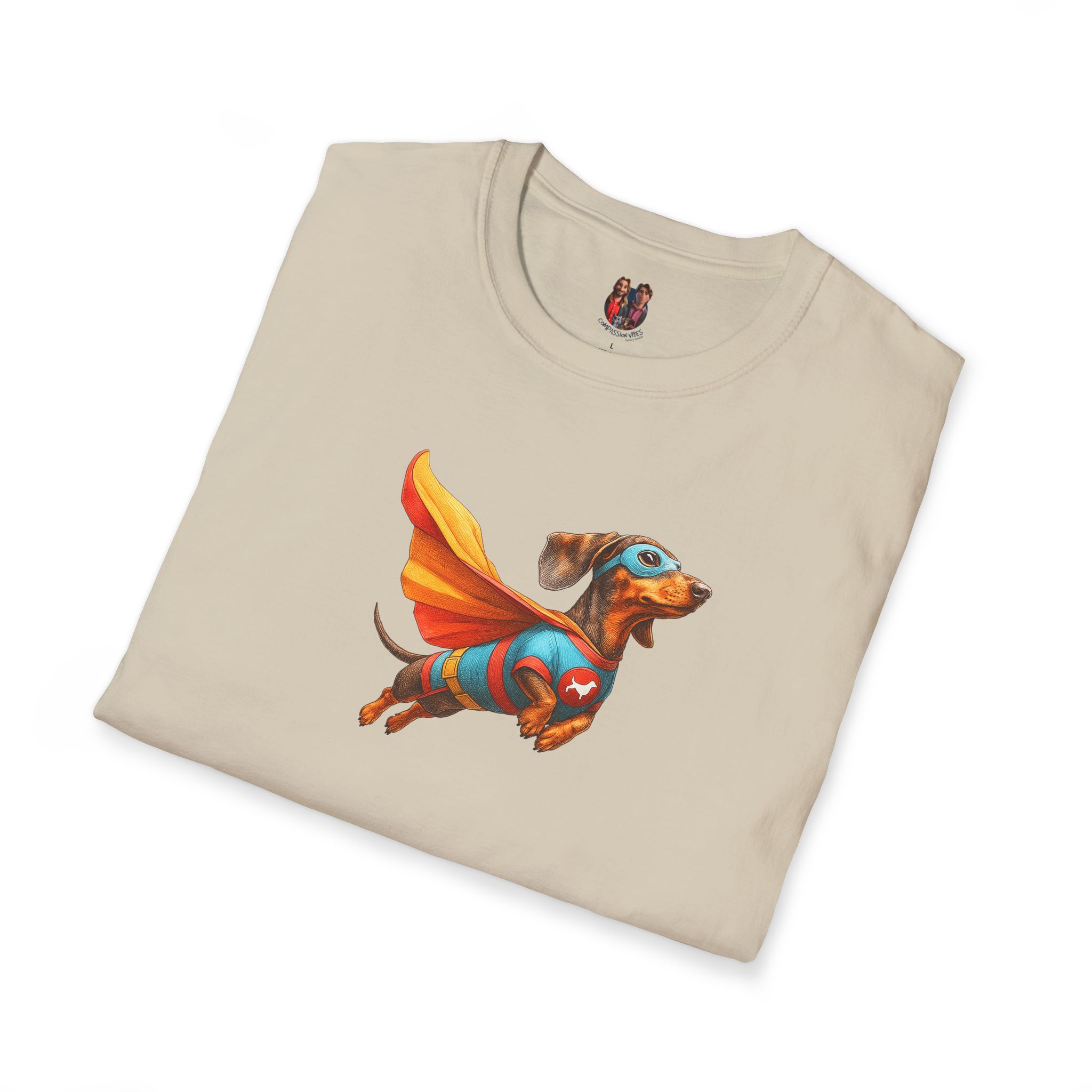 Funny Tshirt Superhero graphic tee dachshund super hero unisex shirt fantasy clothing gift dog apparel - Image 7