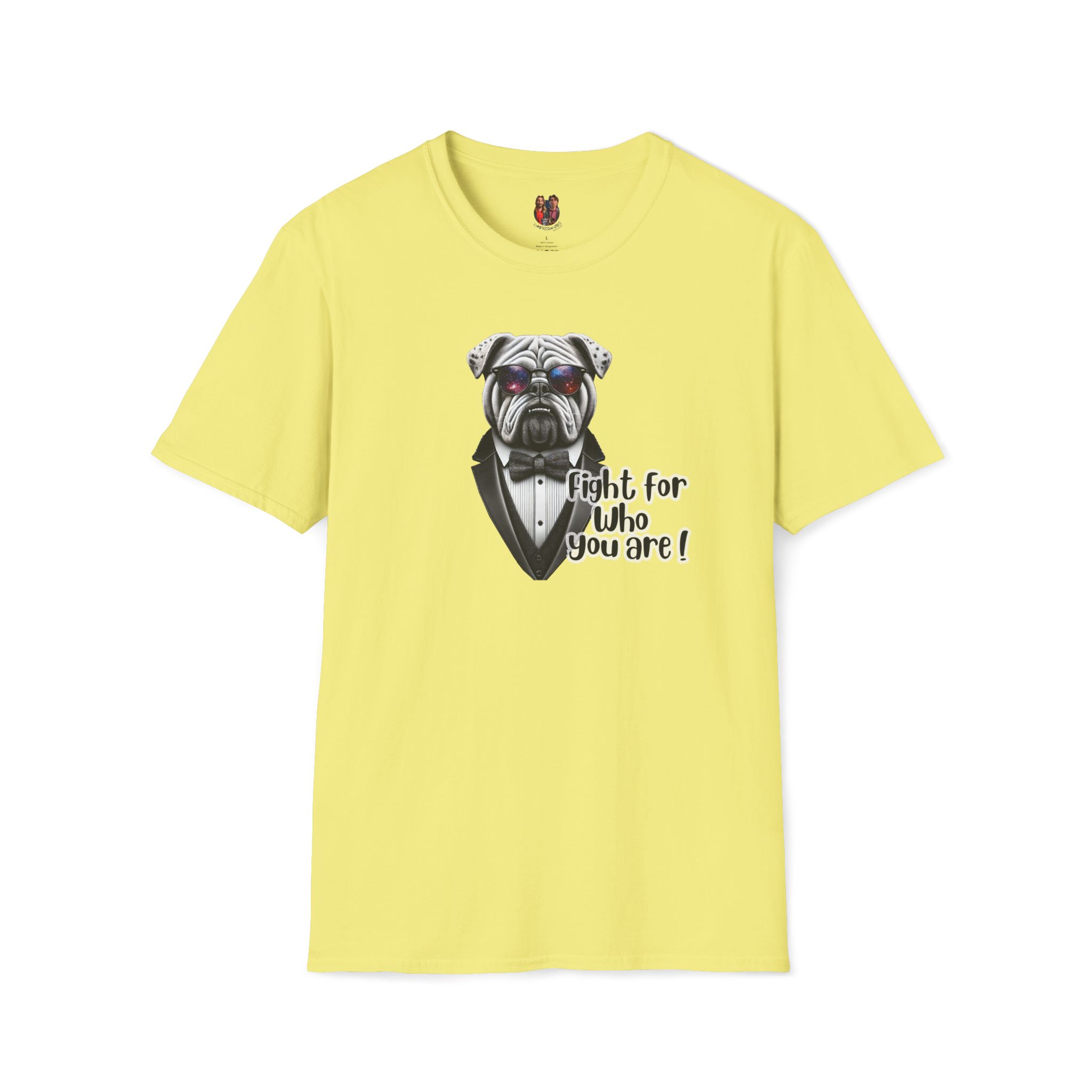 Vintage Tshirt Motivational Graphic tee Bull dog design funny clothing for self confidence boost - Image 12