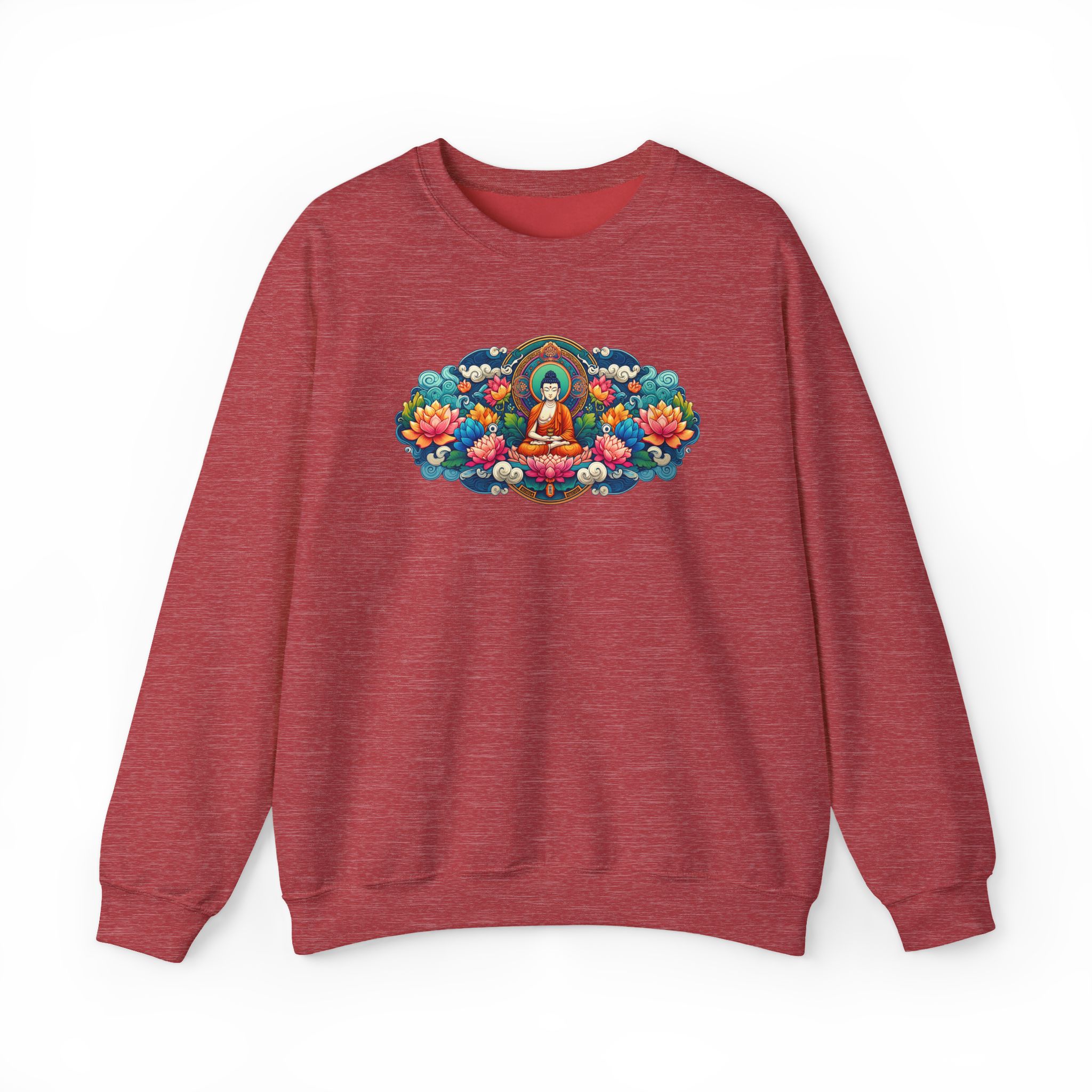 Yoga Vibes sweatshirt – Zen sweater – Meditation Sweatshirt Buddha print - Image 32
