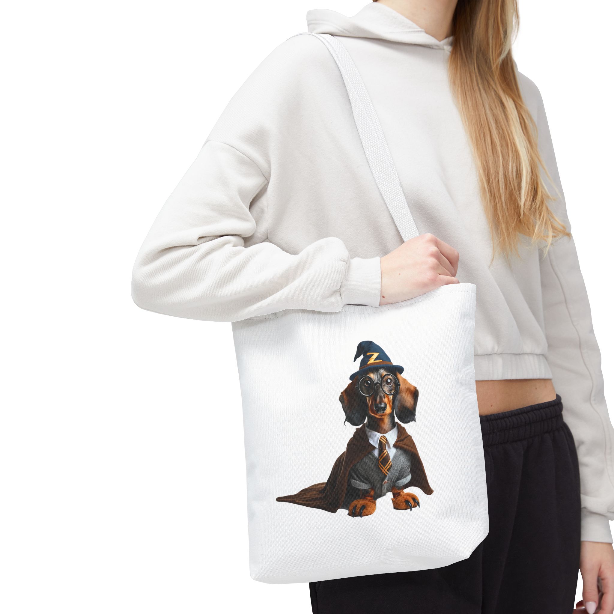 Funny Canvas Tote bag dachshund fantasy Bag cute clothing gift dog lover purse stylish shoulder bag unusual Handbag unique - Image 14