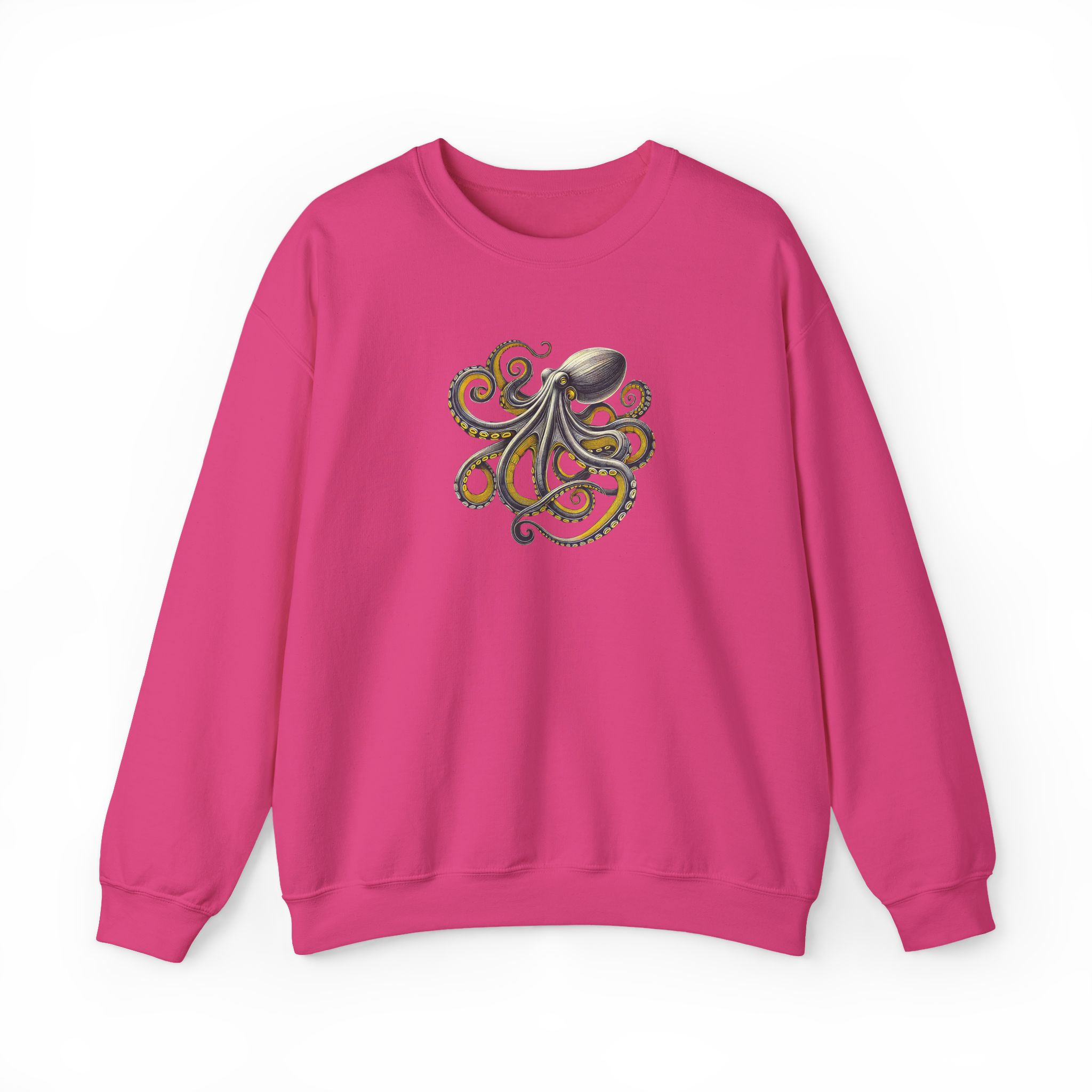 Octopus sweatshirt – Boho Octopus sweater – Japan Octopus Sweatshirt nature print - Image 30