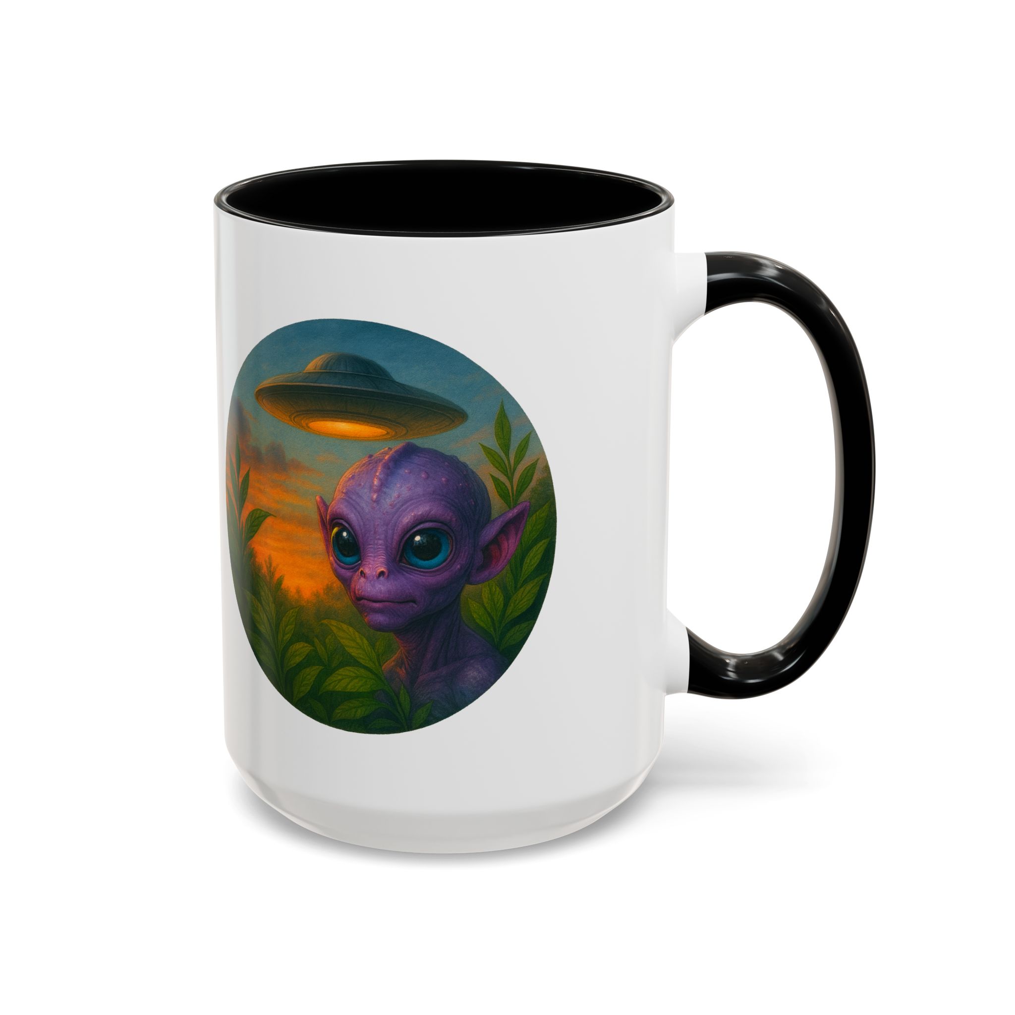 Alien mug and cup extraterrestrial whale fantasy funny vintage graphic oversized womens design - Image 21