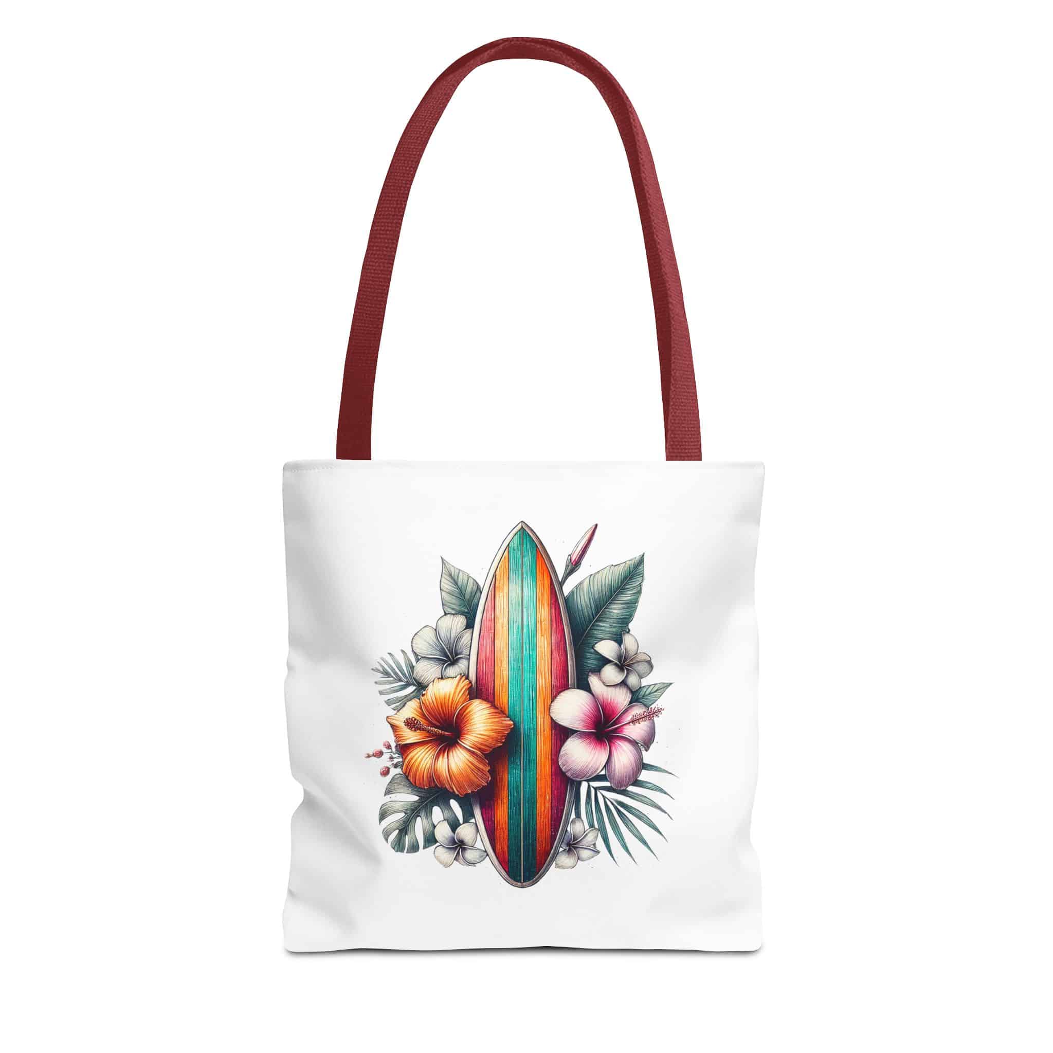 Surf handbag – Beach Tote bag – Hawaii purse surf print - Image 7