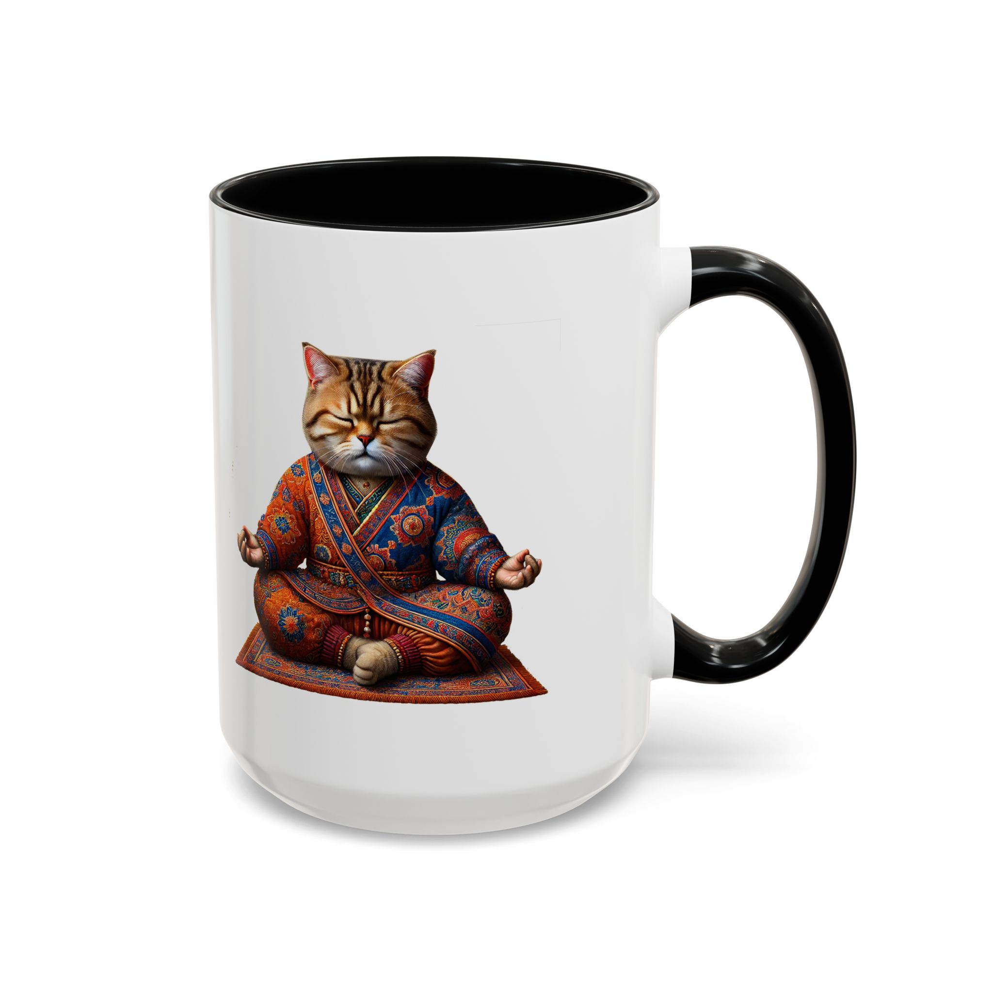 Office Mug cat lover yoga gift for mom Tea cup coffee Mug meditation accessory mindfulness pet design - Image 21