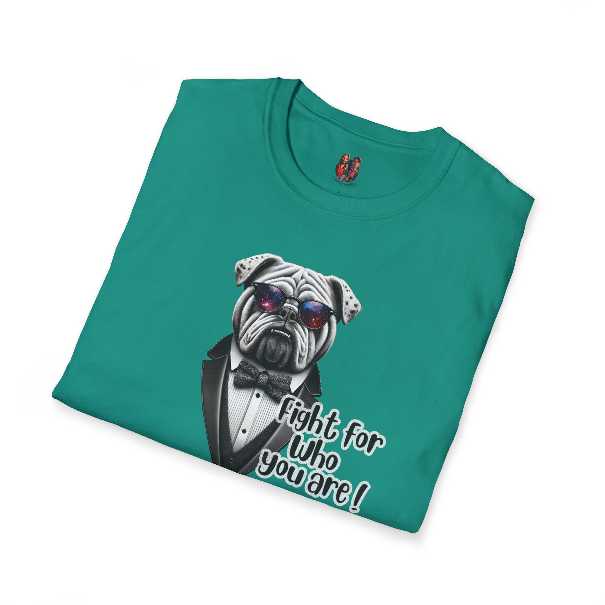 Vintage Tshirt Motivational Graphic tee Bull dog design funny clothing for self confidence boost - Image 17