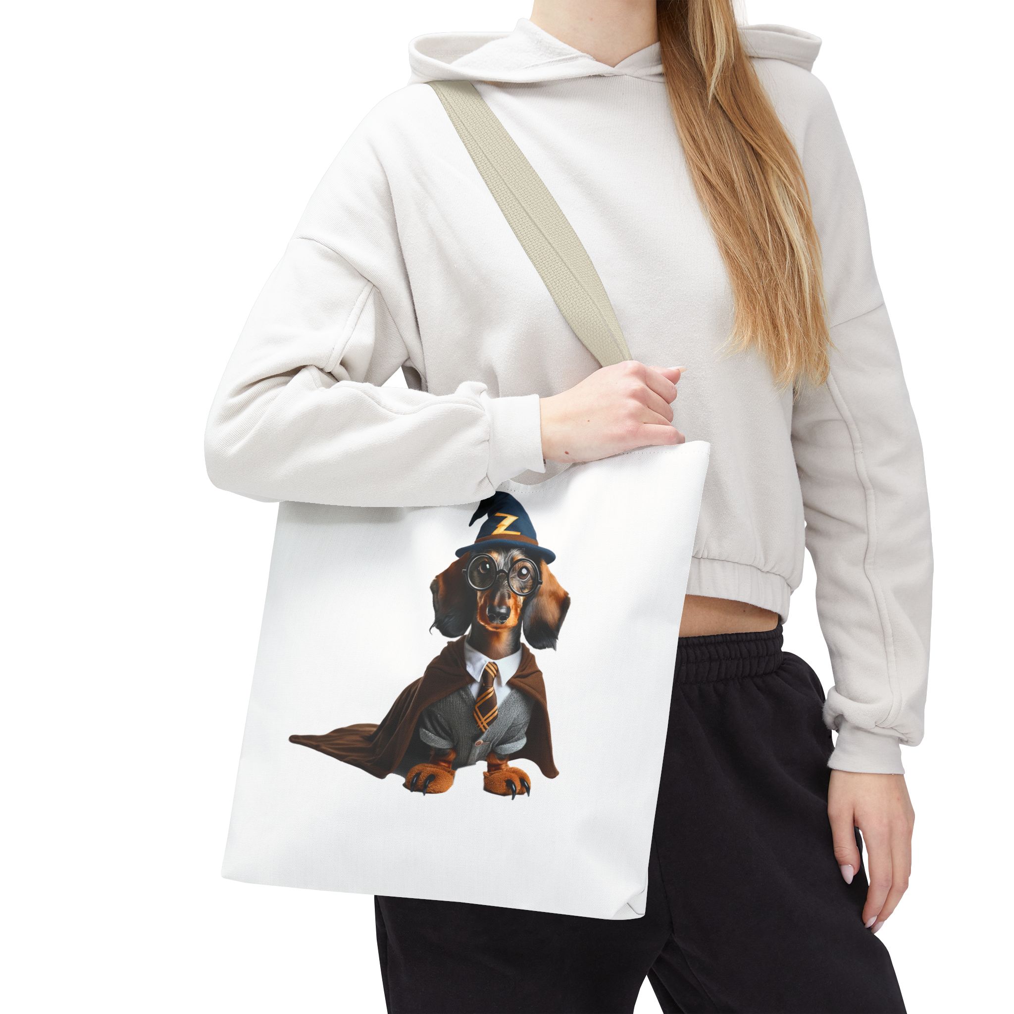 Funny Canvas Tote bag dachshund fantasy Bag cute clothing gift dog lover purse stylish shoulder bag unusual Handbag unique - Image 22