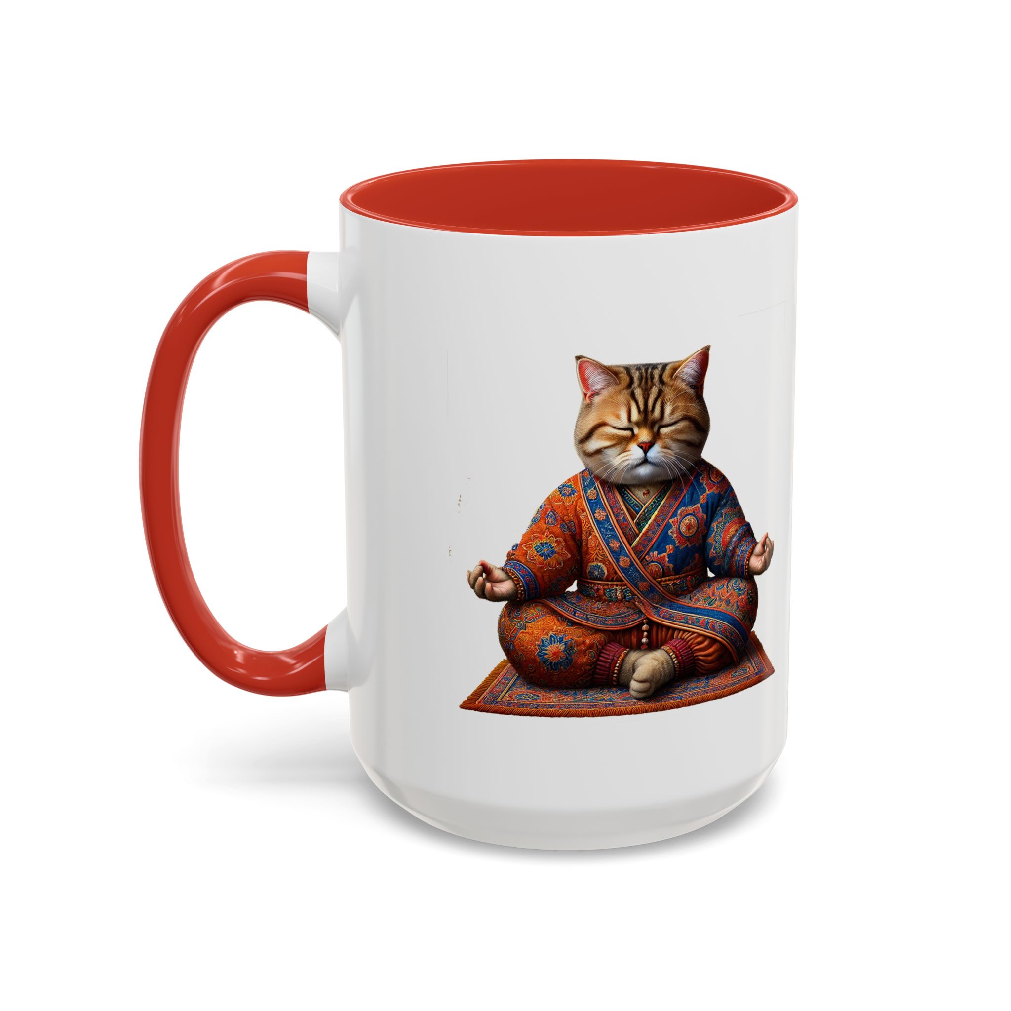 Office Mug cat lover yoga gift for mom Tea cup coffee Mug meditation accessory mindfulness pet design - Image 34