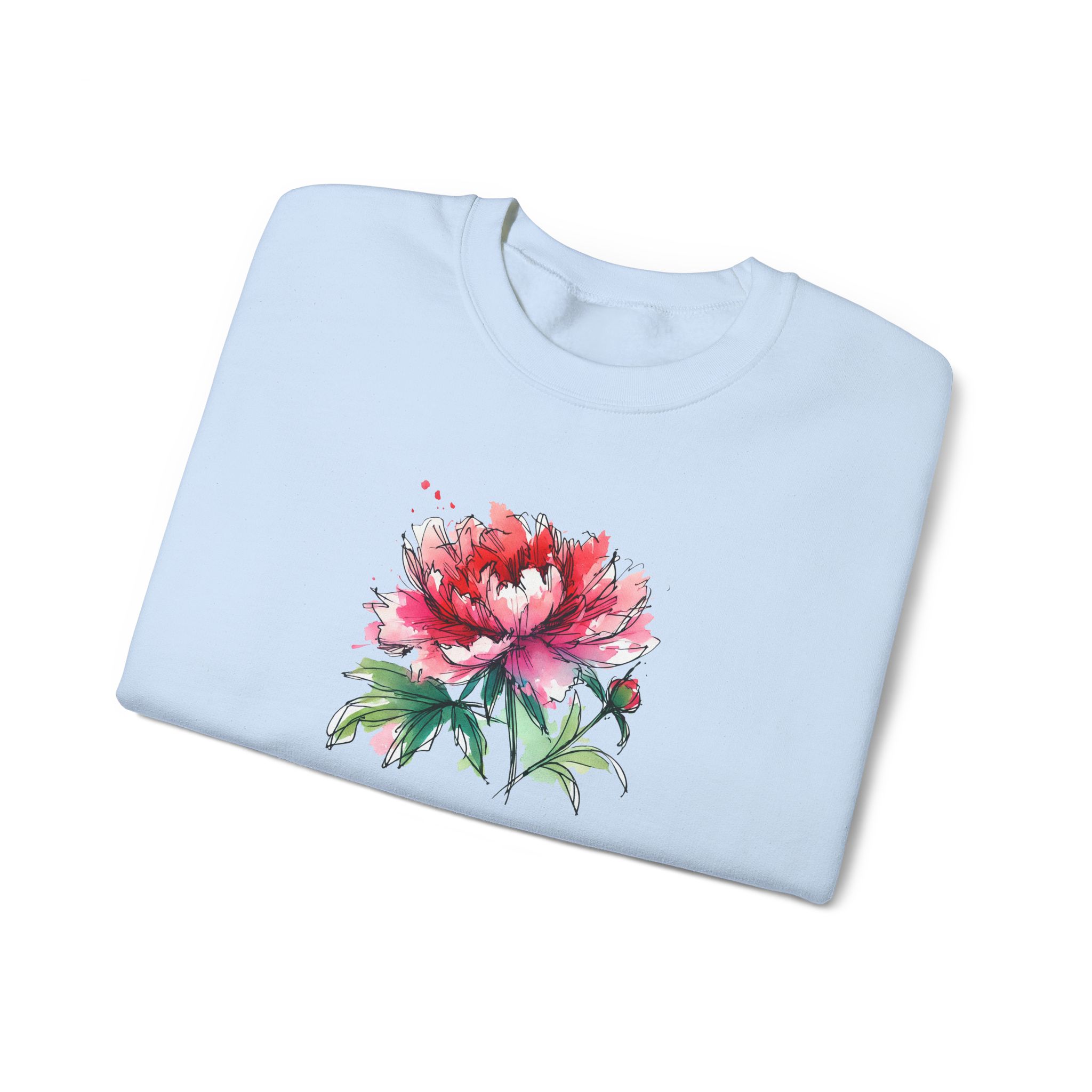 Flower sweatshirt – Tropical sweatshirt – Boho Flower sweater nature print - Image 21