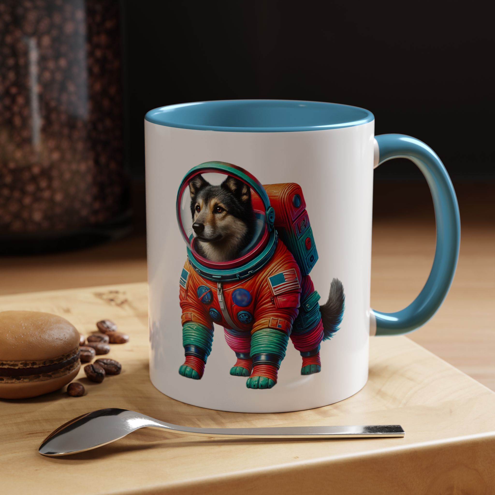 Office mug Dog Outerspace coffee cup Dachshund astronaut tea lover boho gift for her pet accessory puppy - Image 39