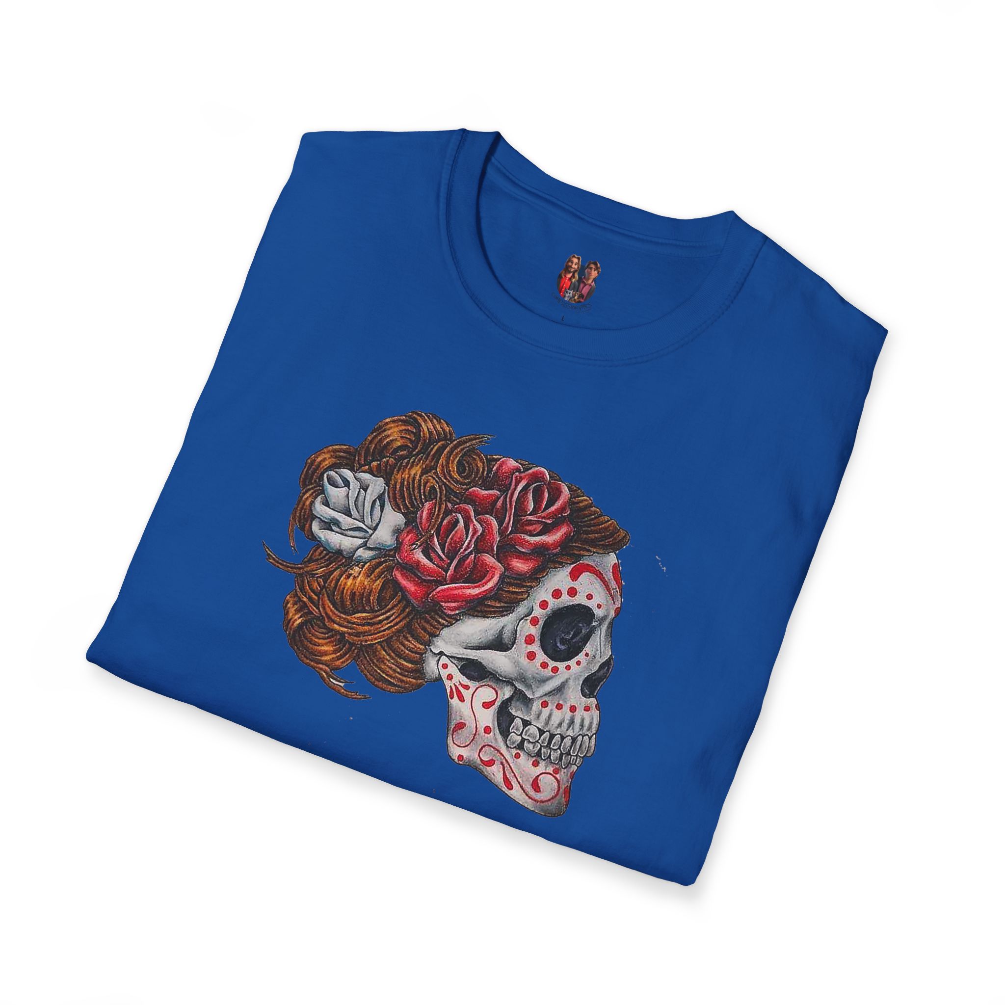 Surrealism Dia de los muertos tshirt unique Drawing by Celebrated Artist - Image 25
