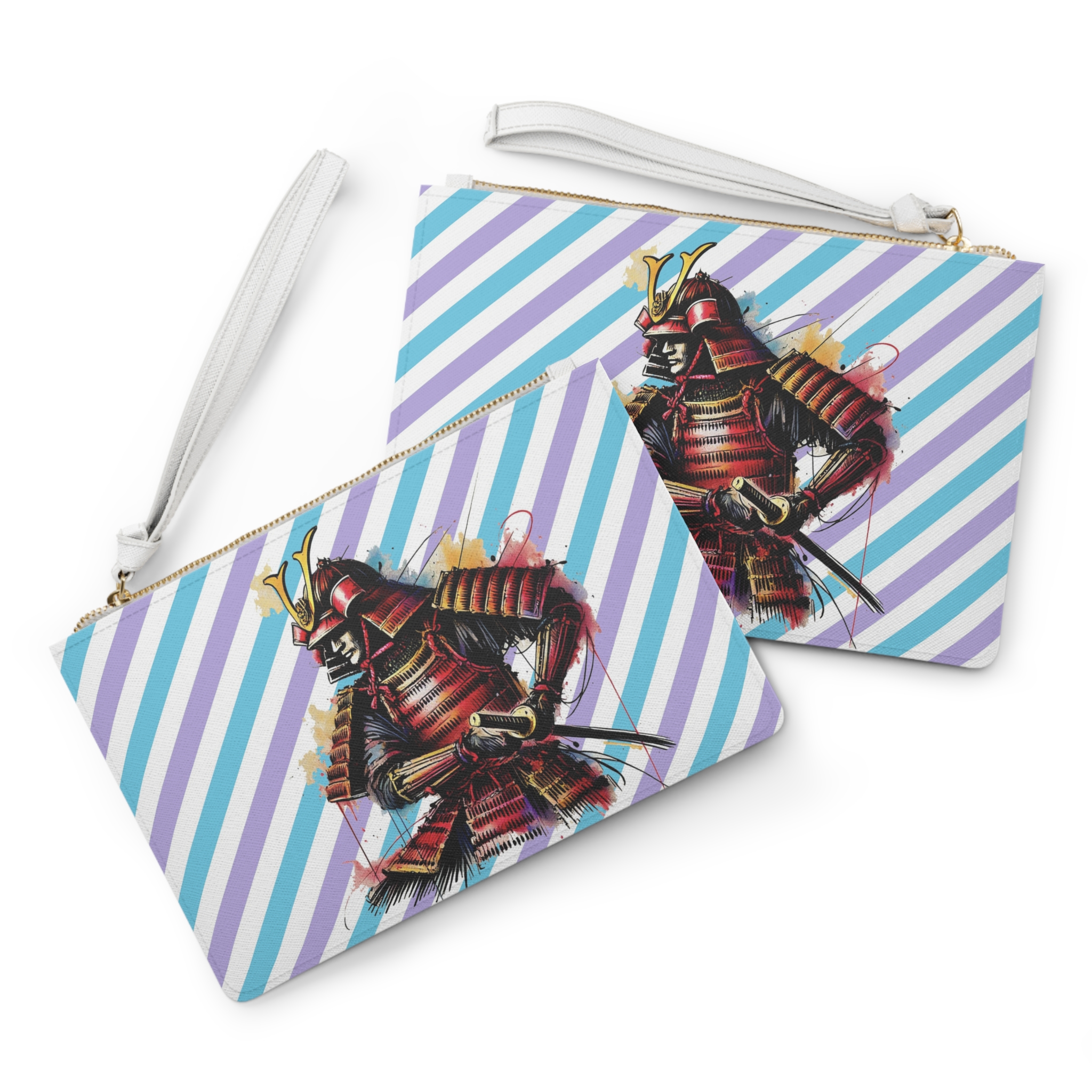 Japan purse Vintage Bag samurai japanese evening bag Canvas evening bag cool clothing gift cool colourful evening bag unique Handbag - Image 2