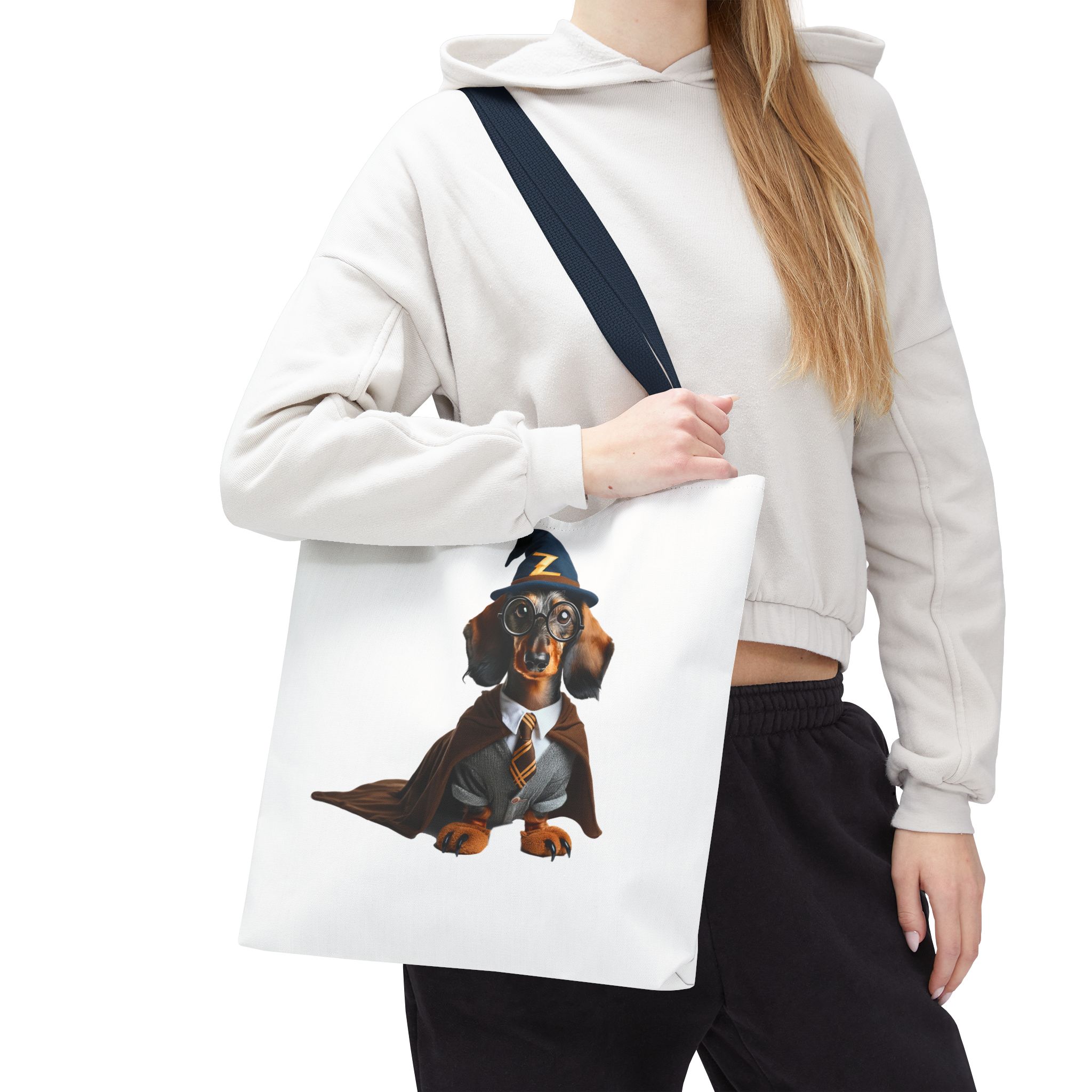 Funny Canvas Tote bag dachshund fantasy Bag cute clothing gift dog lover purse stylish shoulder bag unusual Handbag unique - Image 28
