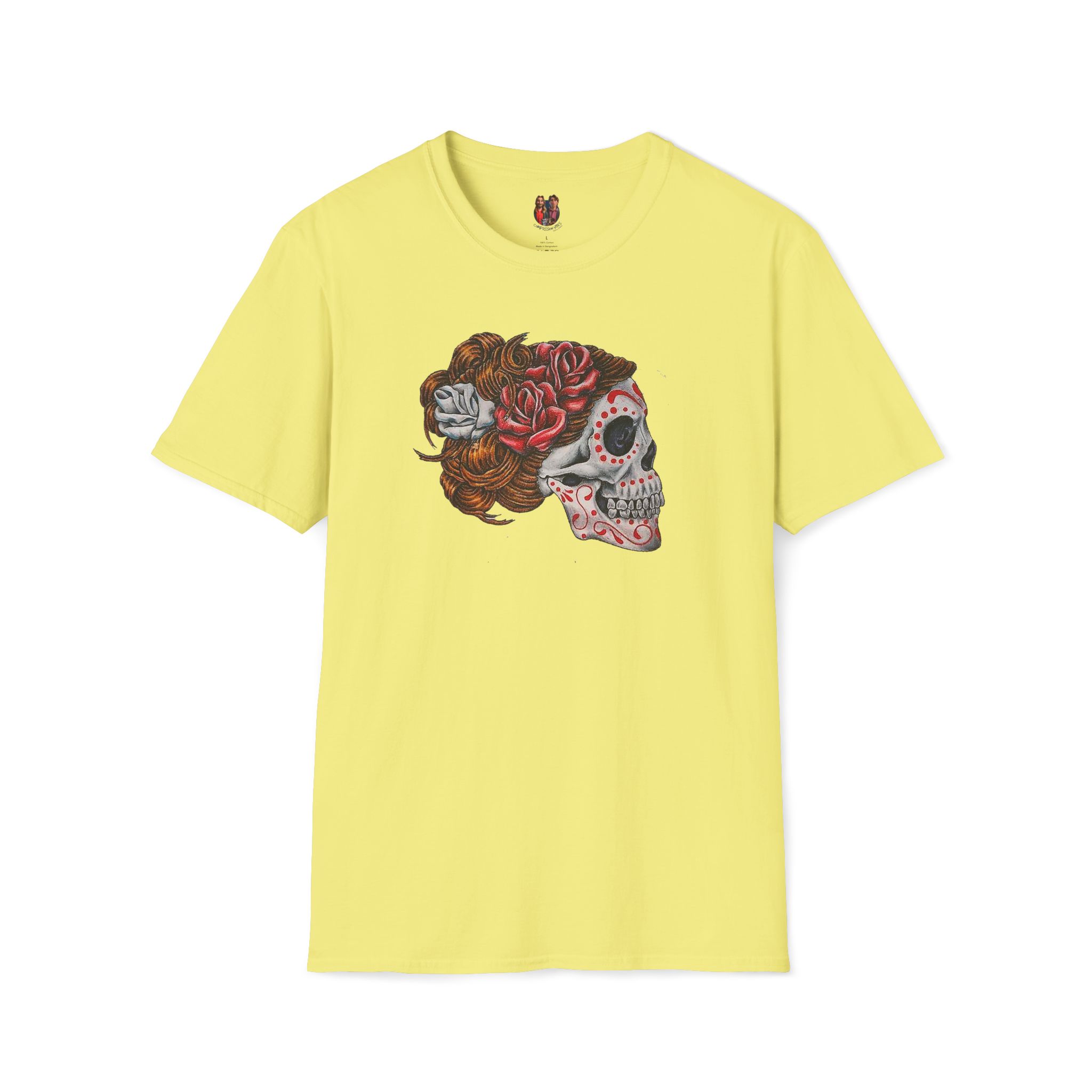 Surrealism Dia de los muertos tshirt unique Drawing by Celebrated Artist - Image 14