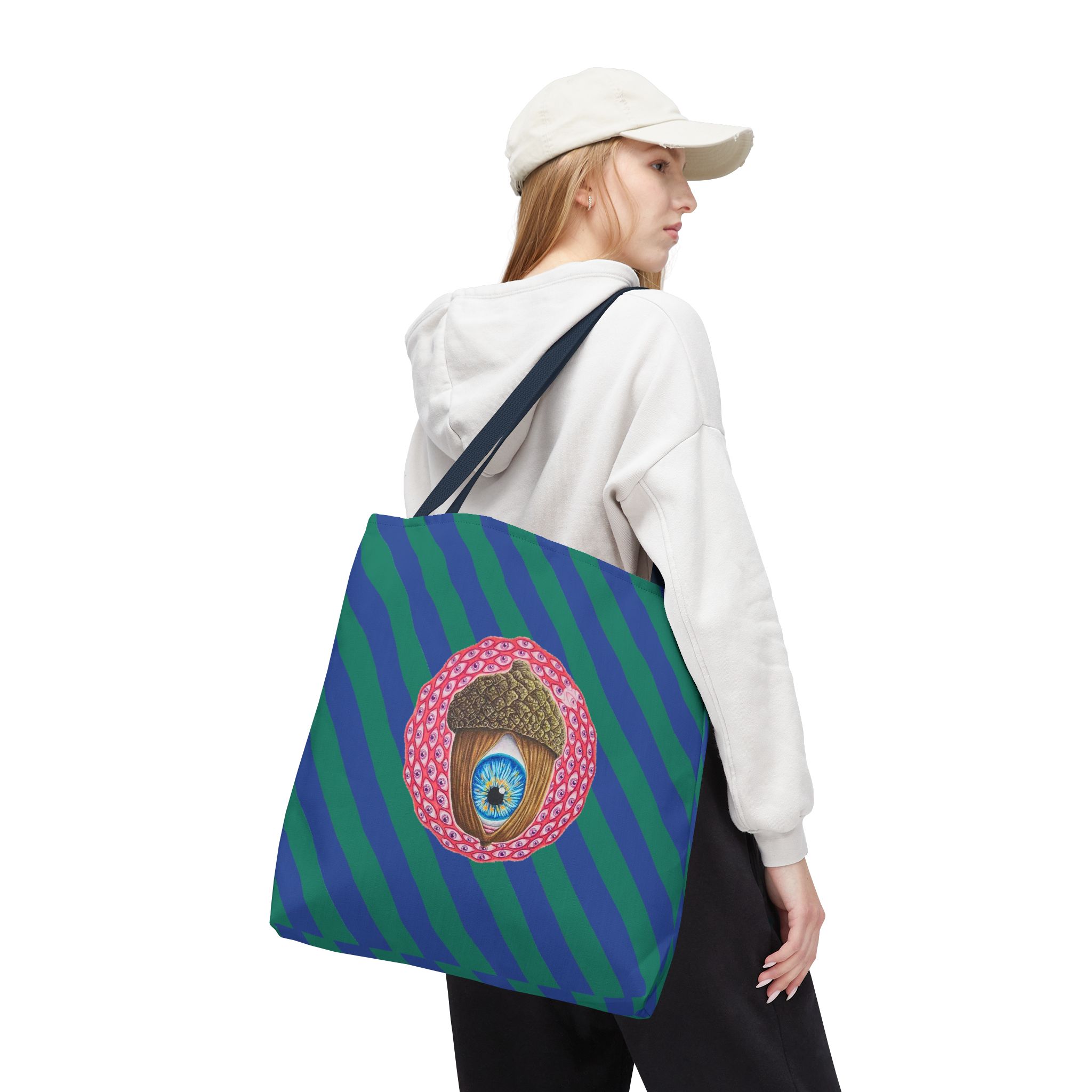 Canvas tote bag Dive into Dream Worlds Surrealist Tree Art shoulder bag with Unique Artist cute tote bag - Imagen 30
