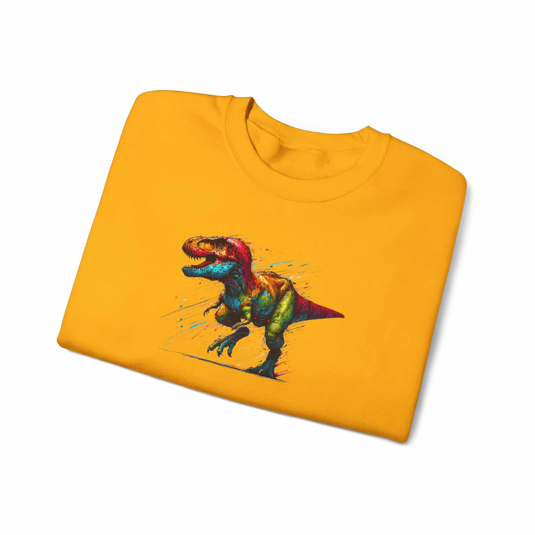 Jurassic sweatshirt – Dino sweatshirt – Triceratops sweater dinosaur print - Image 15