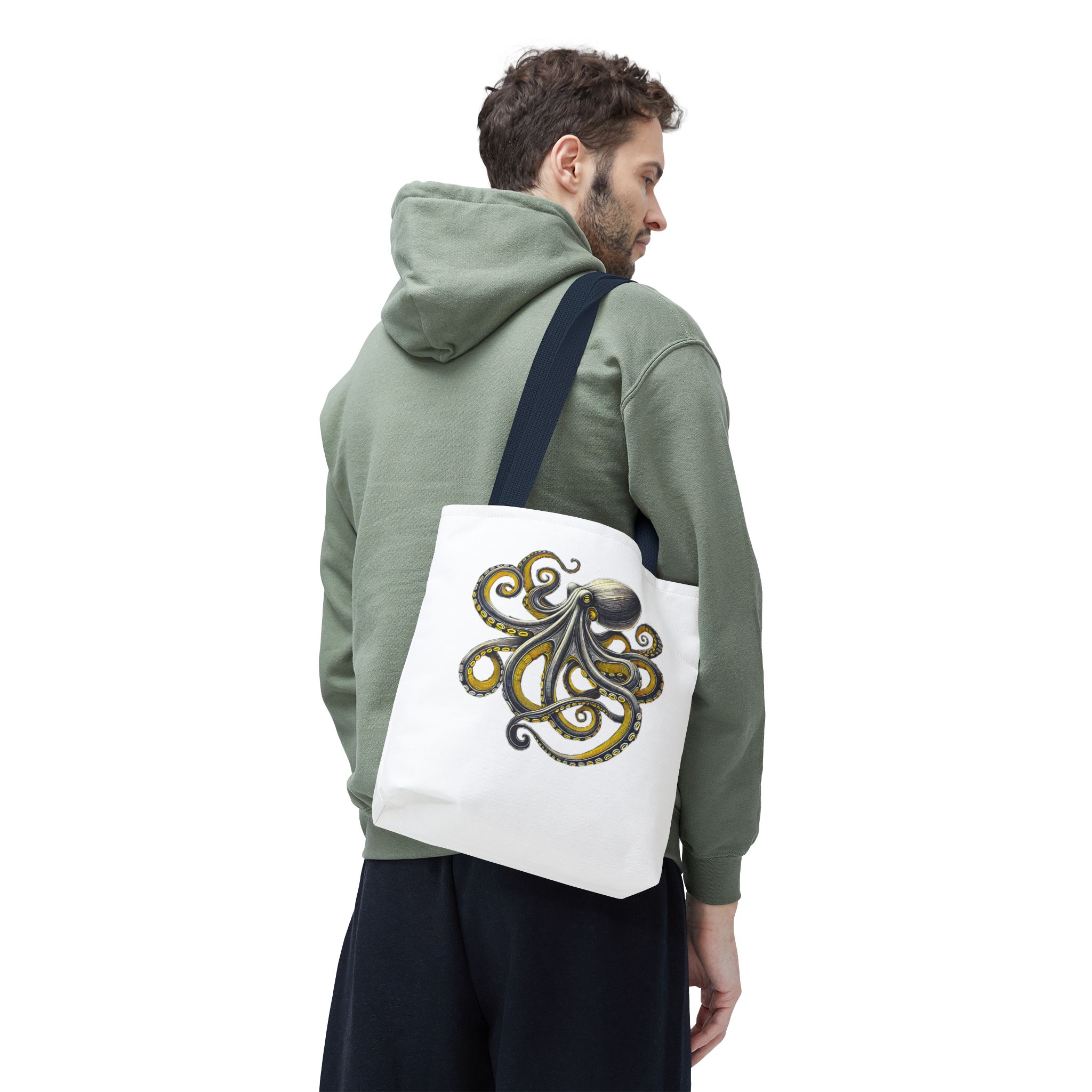 Octopus Tote bag – Boho Octopus purse – Retro handbag japanese print - Image 26