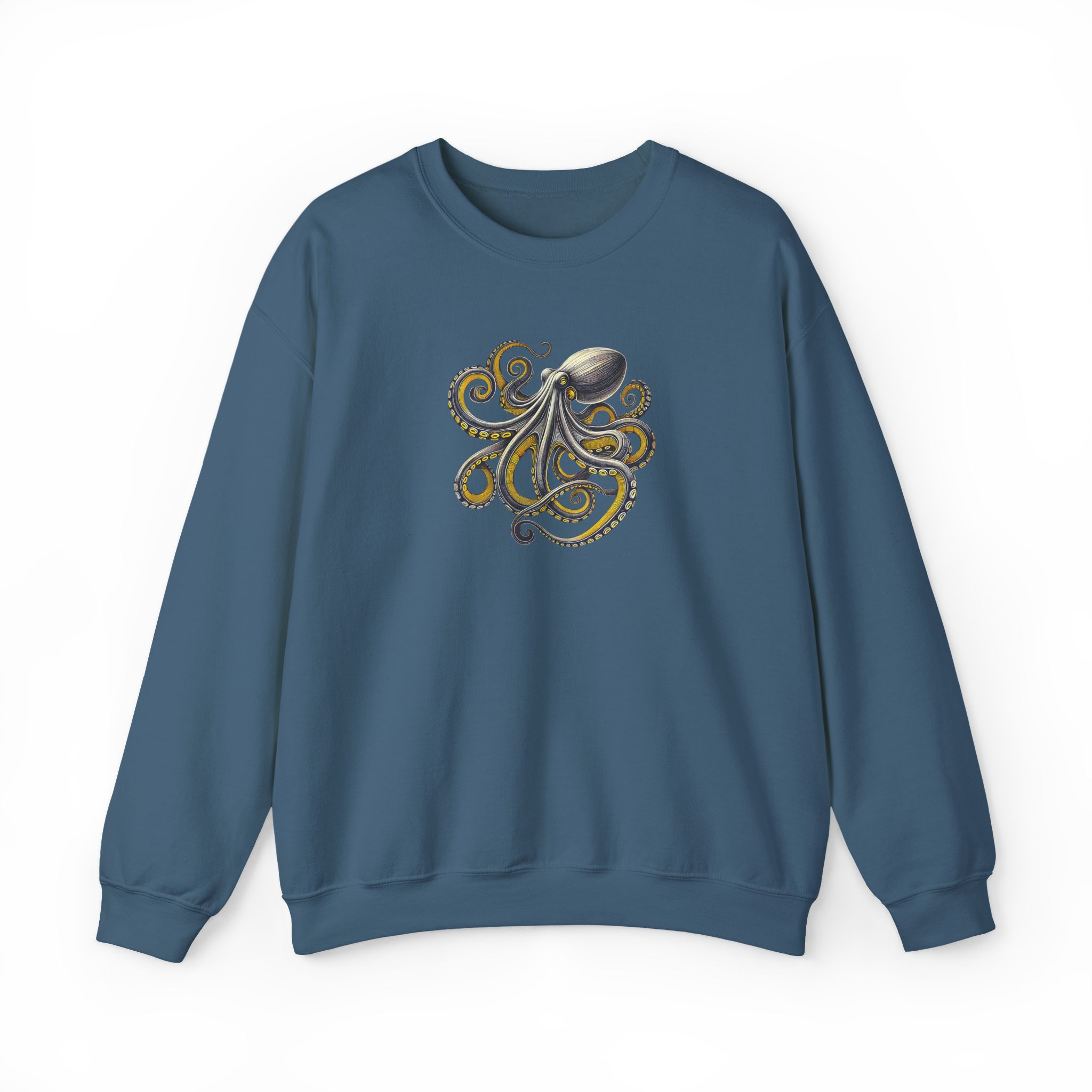 Octopus sweatshirt – Boho Octopus sweater – Japan Octopus Sweatshirt nature print - Image 24