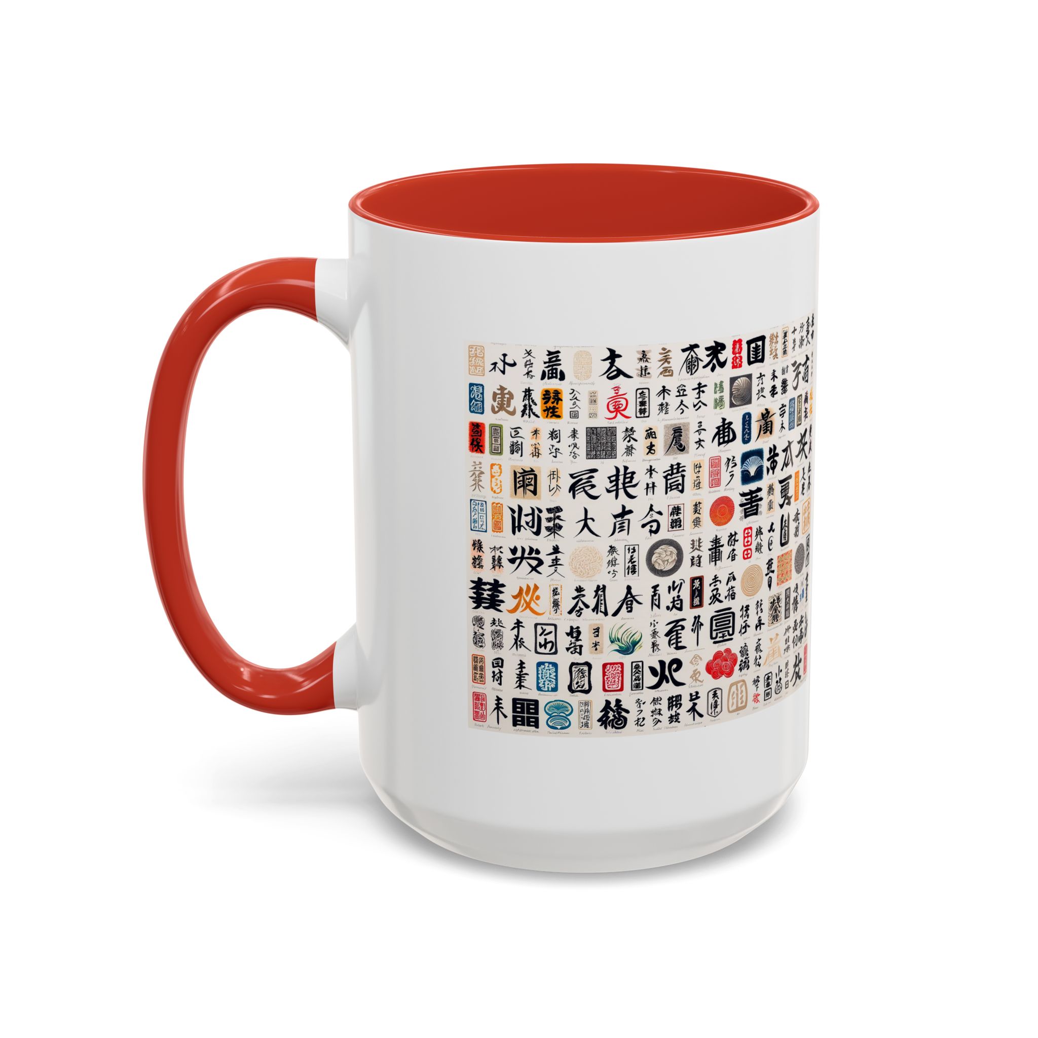 Coffee Mug calligraphy Japan Cup tea lover gift for her cute mug office accessory japan design - Imagen 30