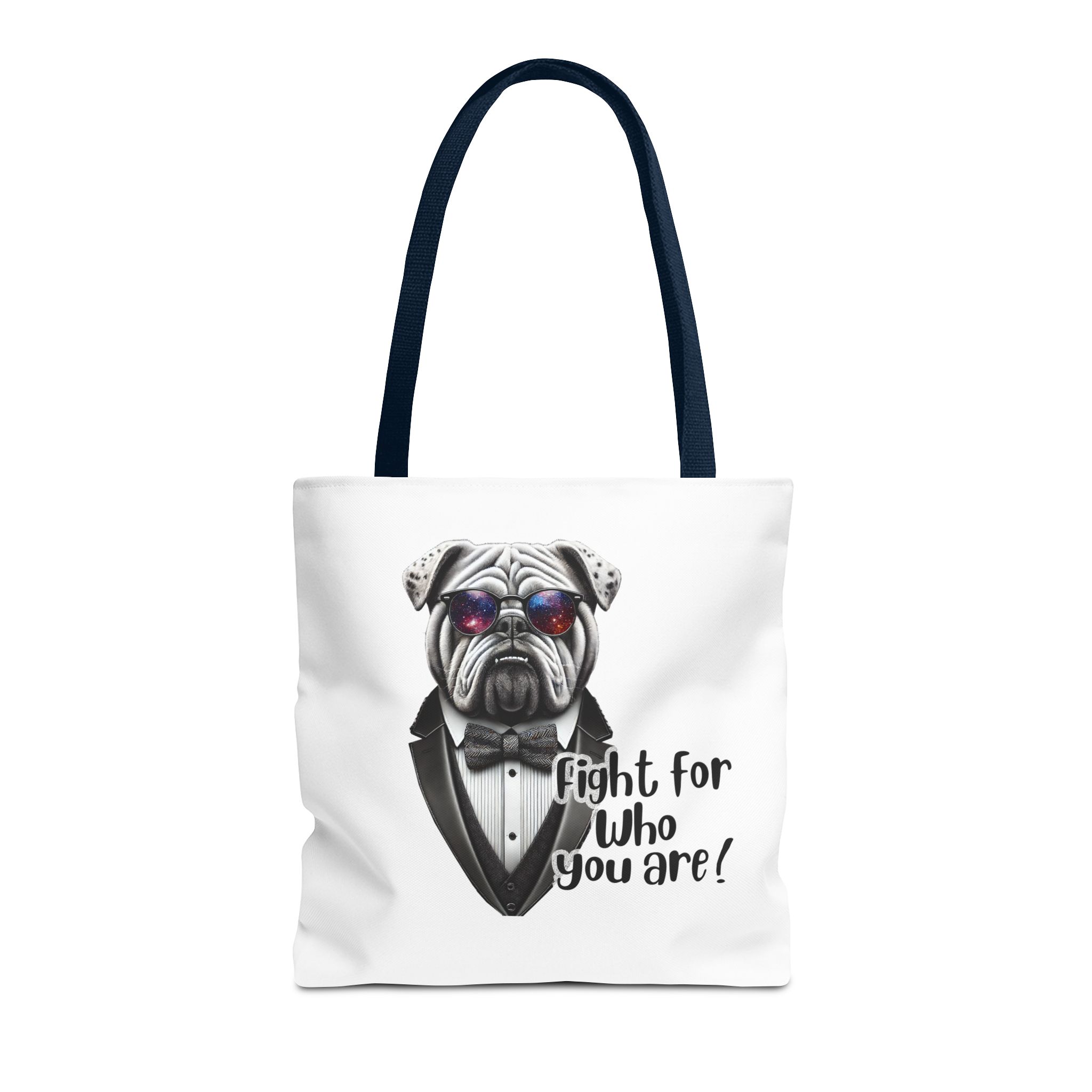 Canvas tote bag Vintage bag Motivational cute tote bag Bull dog design funny tote bag for self confidence shoulder bag – Image 27