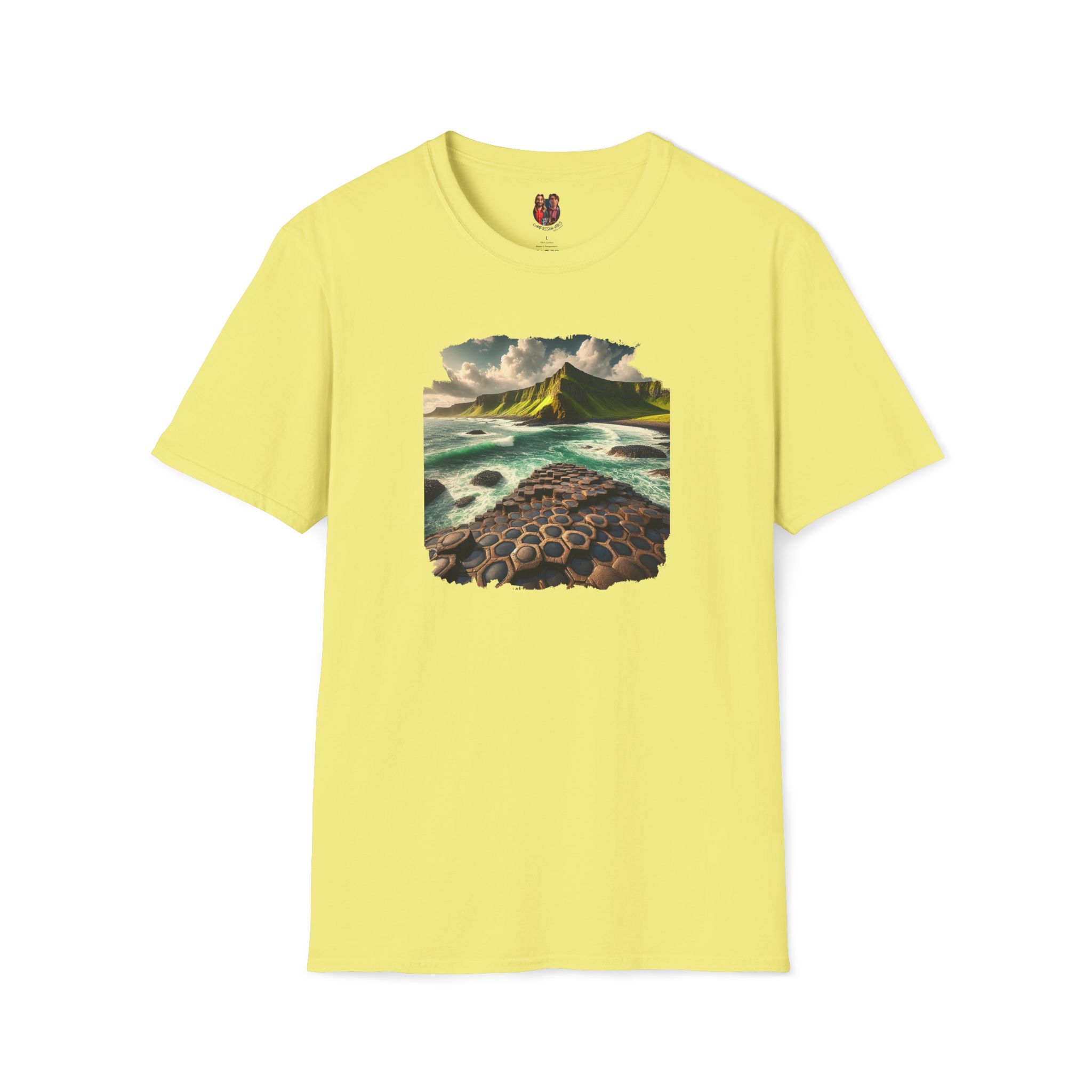 Landscape tshirt ireland graphic tee nature vintage clothing gift for dad giant causeway bushmills vintage tshirt cool comfort apparel - Image 14