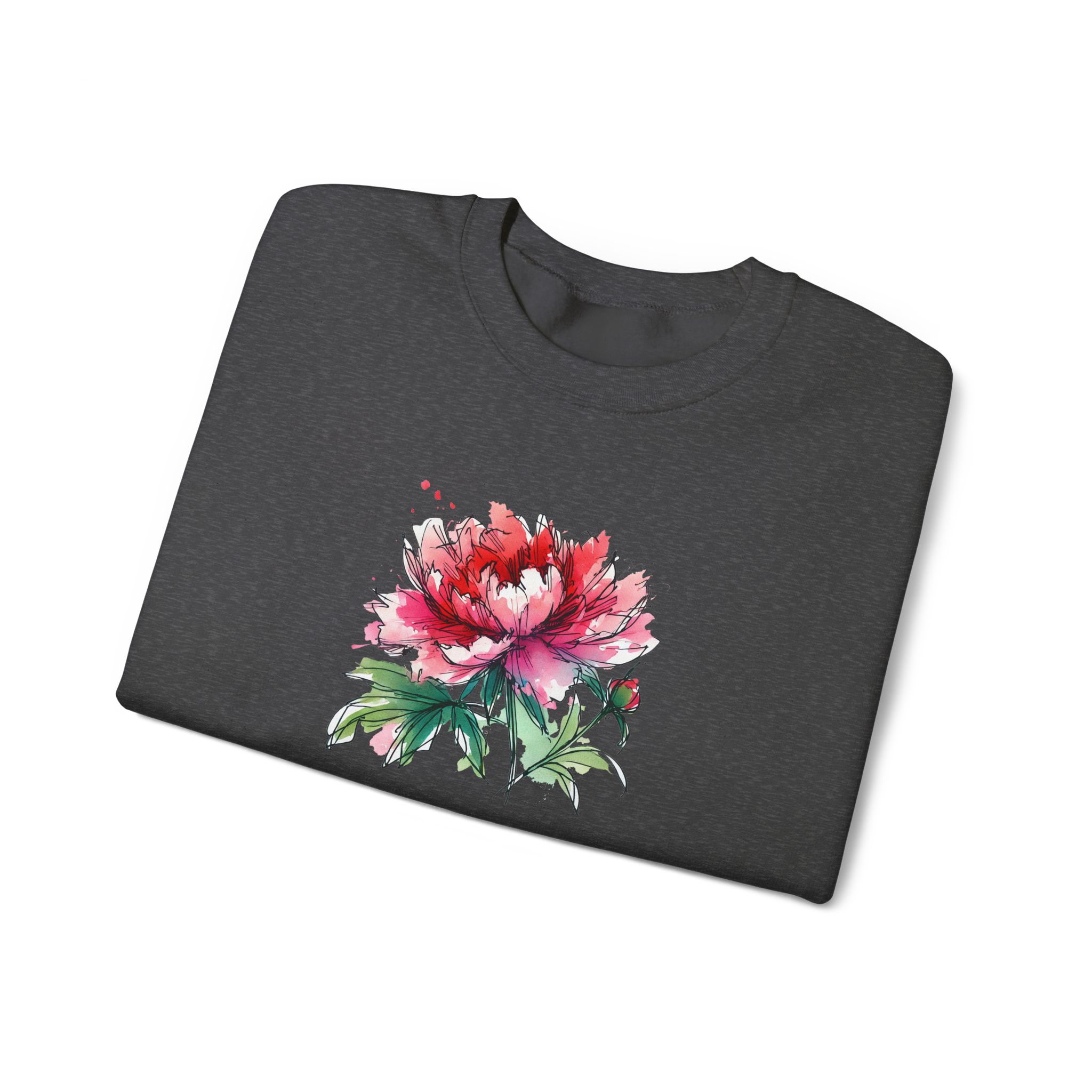 Flower sweatshirt – Tropical sweatshirt – Boho Flower sweater nature print - Image 19