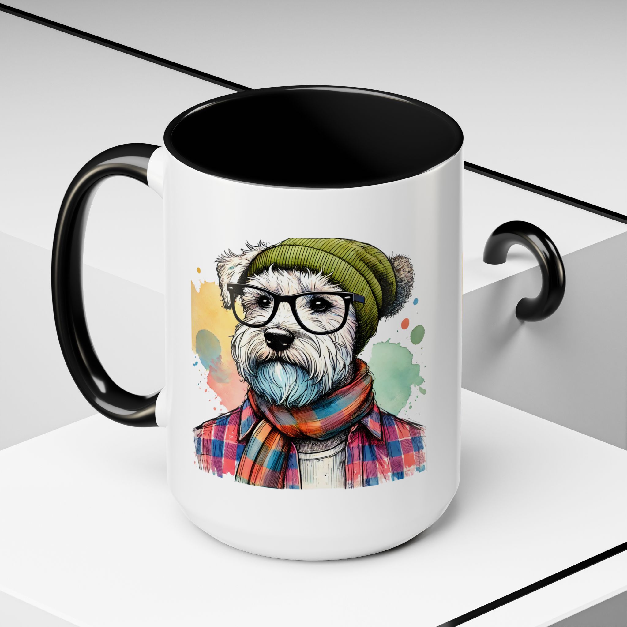 Funny mug dog Boho coffee mug funny gift pet lover hipster accessory lover tea office mug unique design - Image 20