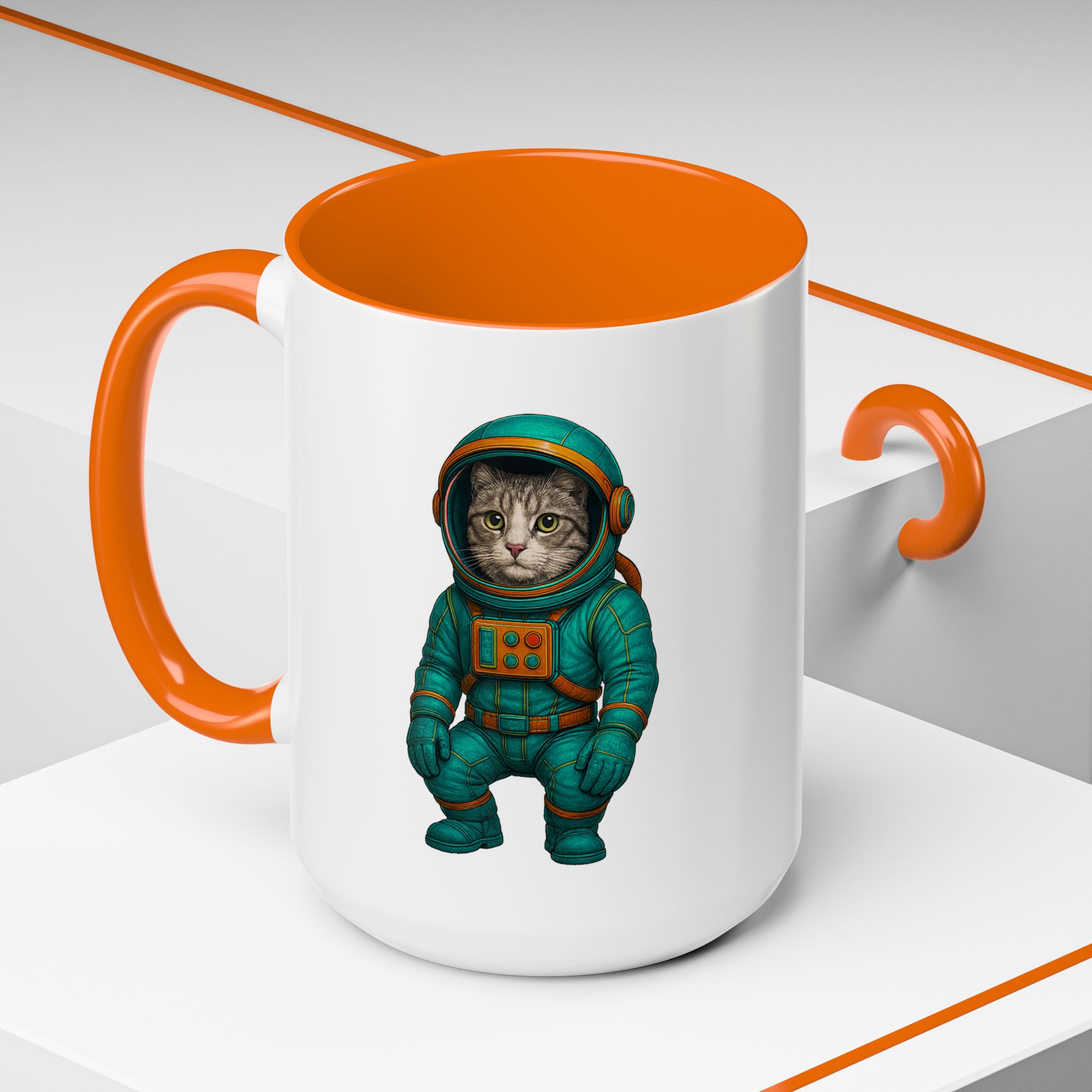 Coffee Mug funny Cat lover boho Mug Cat astronaut tea cup pet unique accessory kitten gift for her - Imagen 56