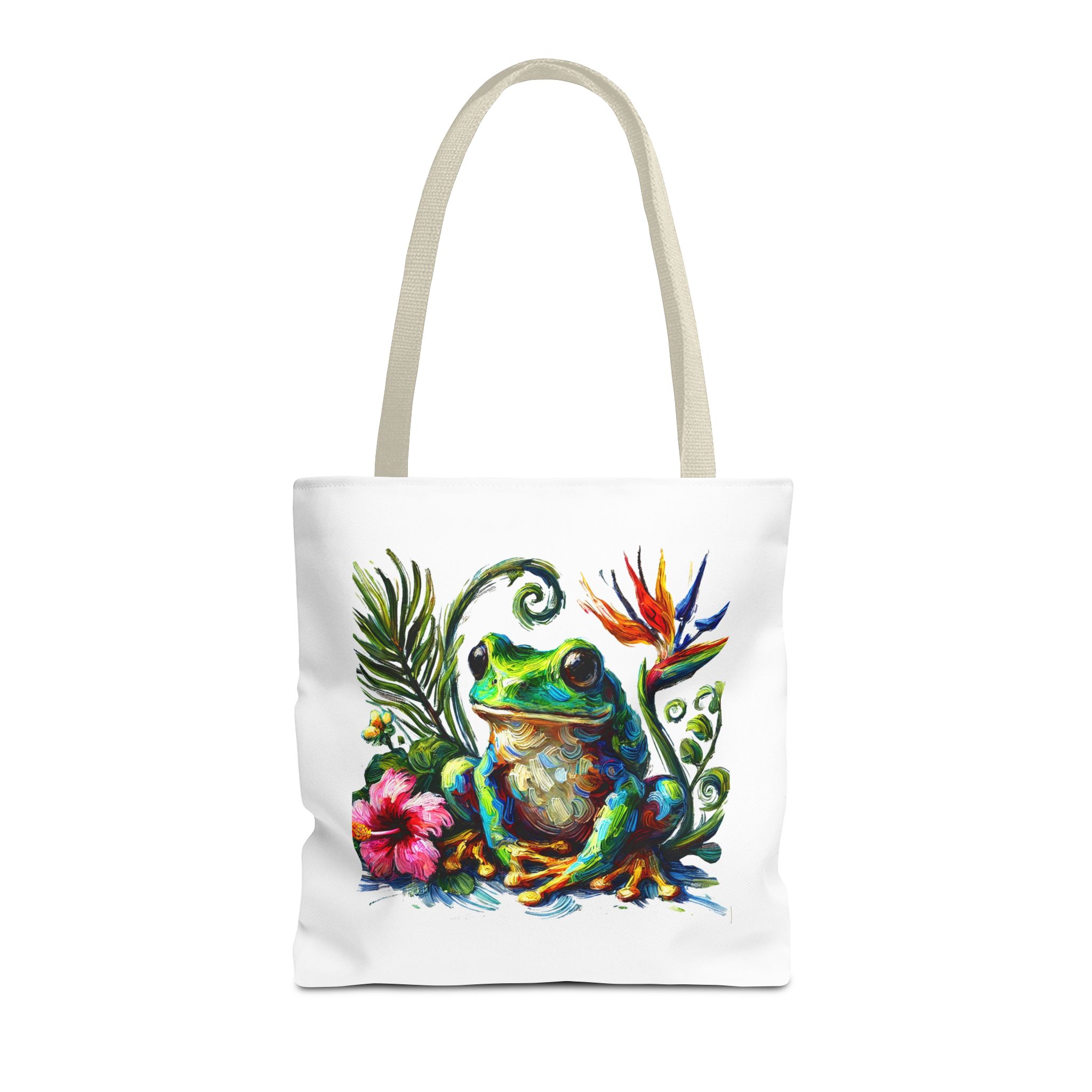 Canvas Tote bag jungle nature Bag boho clothing gift frog tropical visuals purse Handbag cool shoulder bag retro – Image 21