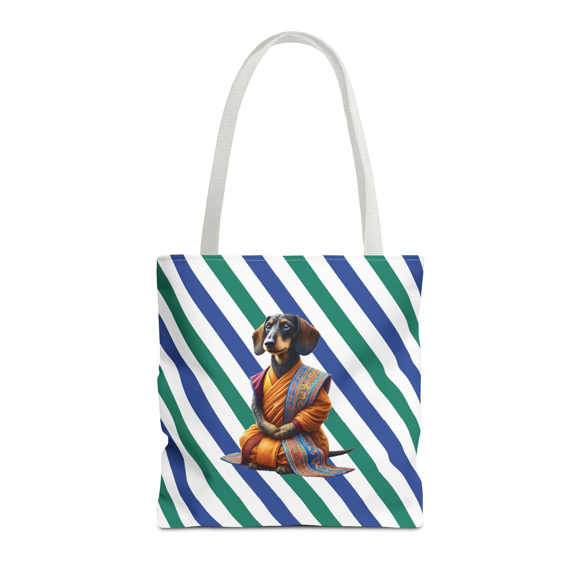 Meditation canvas tote bag Dog cute tote bag mindfulness design Dog funny gift colourful shoulder bag puppy purse - Image 15