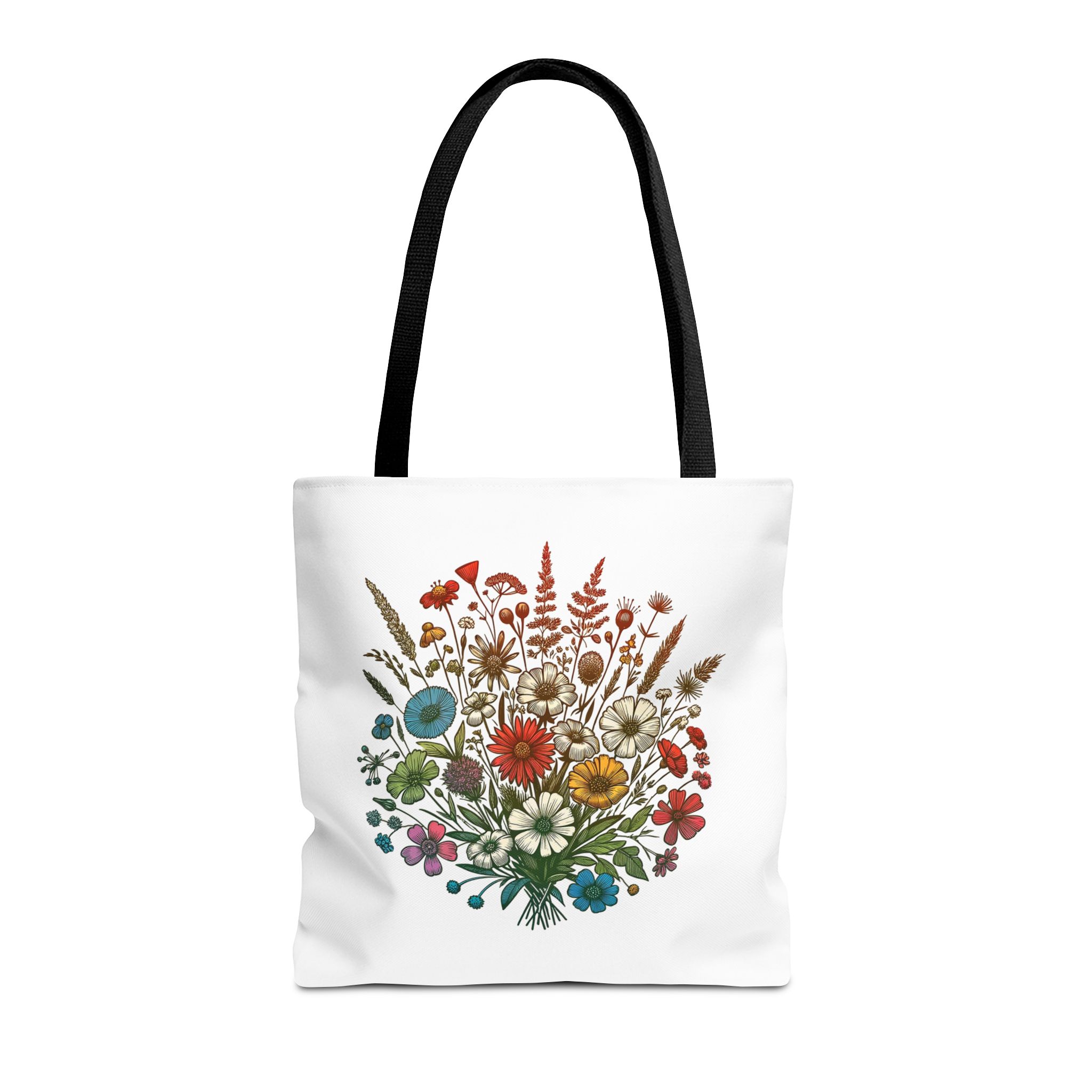 Flower tote bag – Boho Flower Tote bag – Floral purse tropical print - Image 3