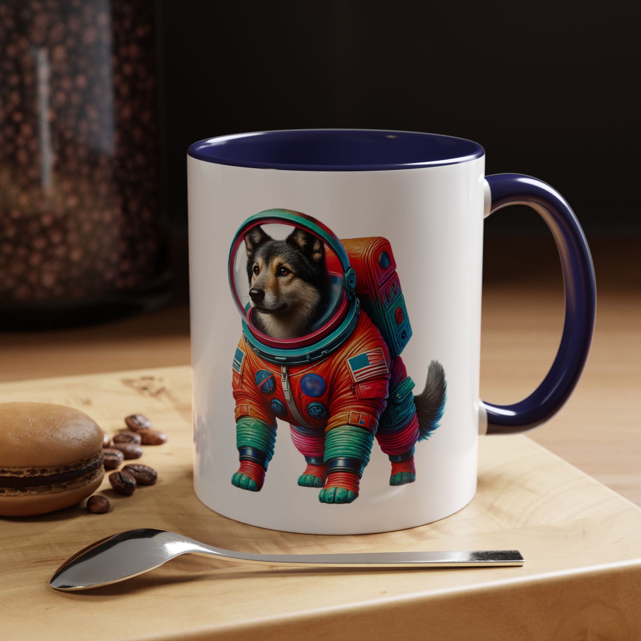 Office mug Dog Outerspace coffee cup Dachshund astronaut tea lover boho gift for her pet accessory puppy - Image 11