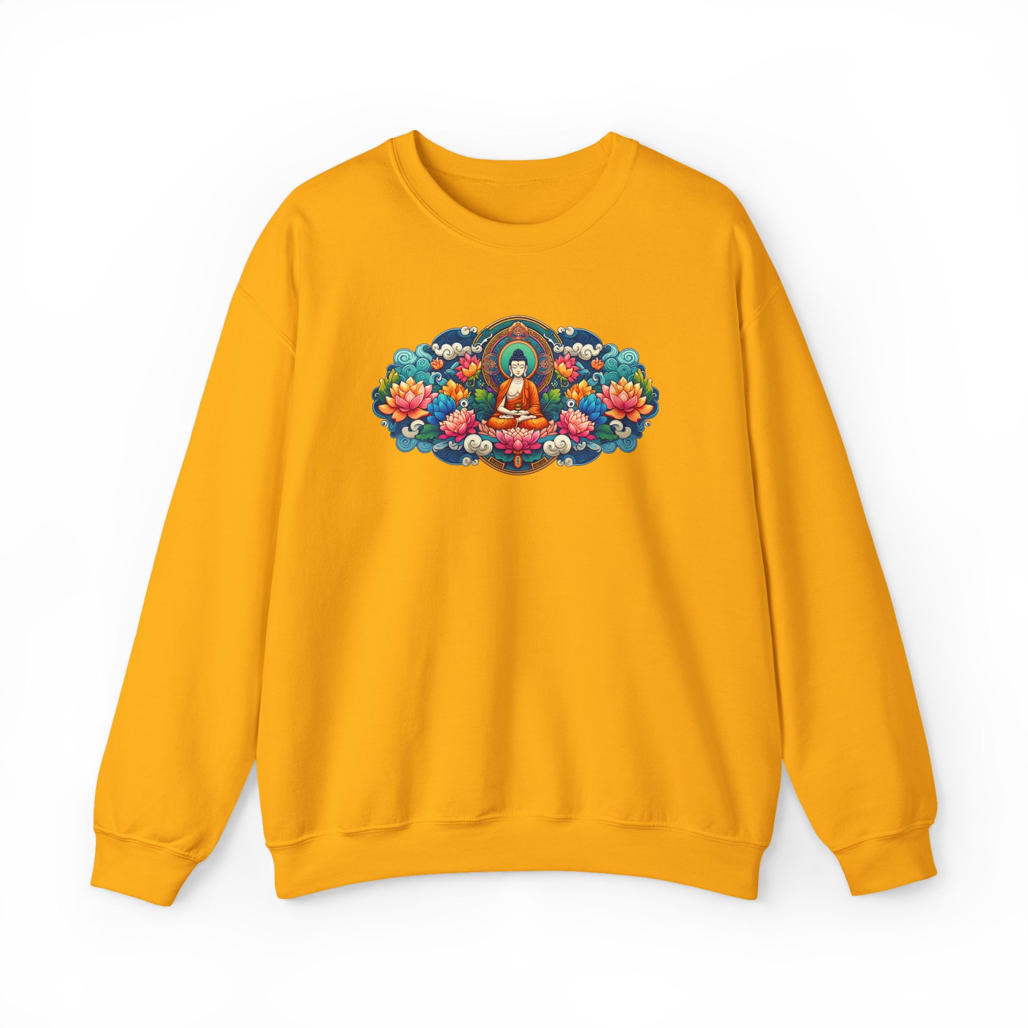 Yoga Vibes sweatshirt – Zen sweater – Meditation Sweatshirt Buddha print - Image 14