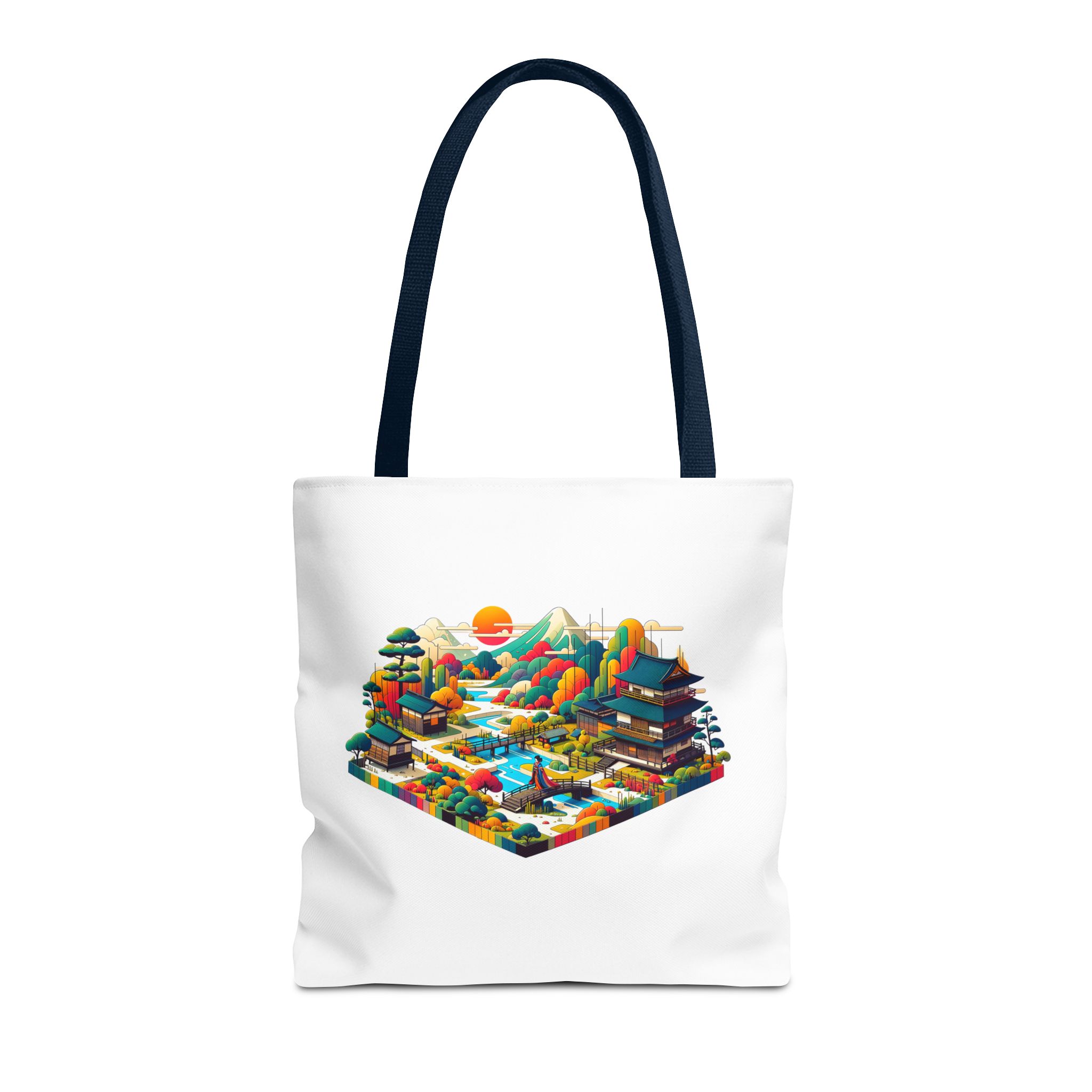 Japanese Tote bag – asian purse – Retro Japan handbag boho print - Image 27