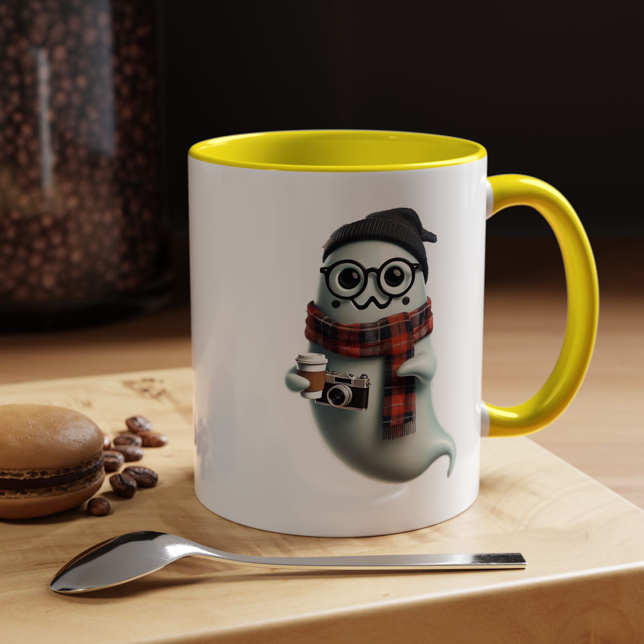 Funny mug boho Ghost coffee cup gift for him Ghost office Mug music lover accessory cool design - Image 51