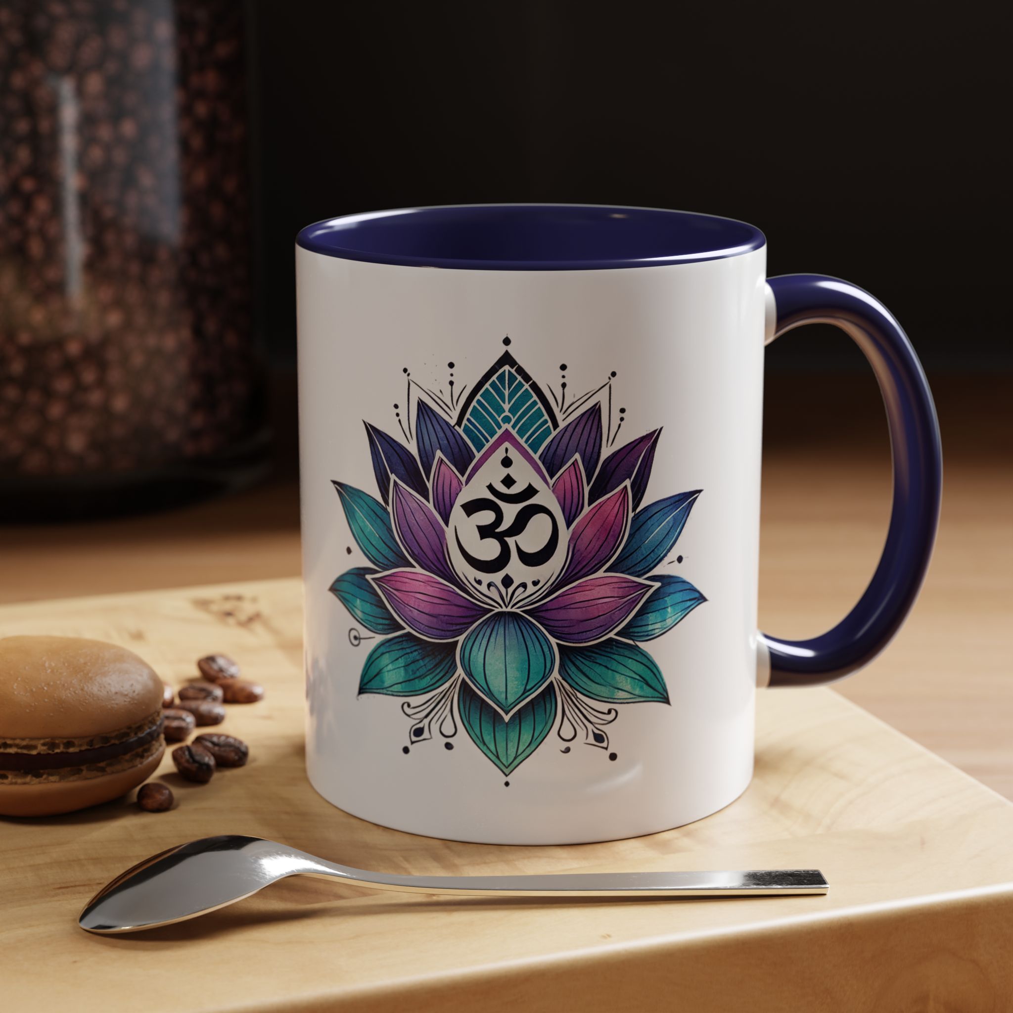 Boho office mug mindfulness mug lotus flower yoga gift coffee lover meditation accessory tea cup cute – Image 11