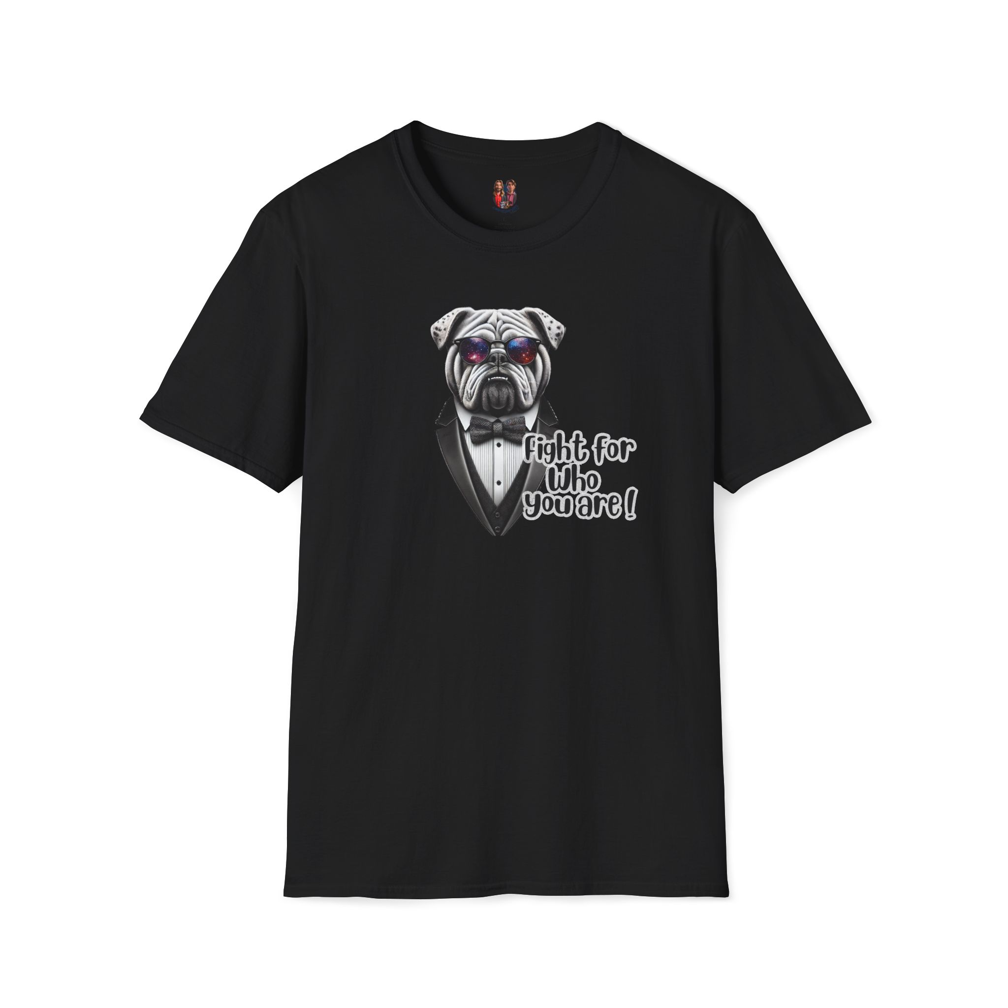 Vintage Tshirt Motivational Graphic tee Bull dog design funny clothing for self confidence boost - Image 4