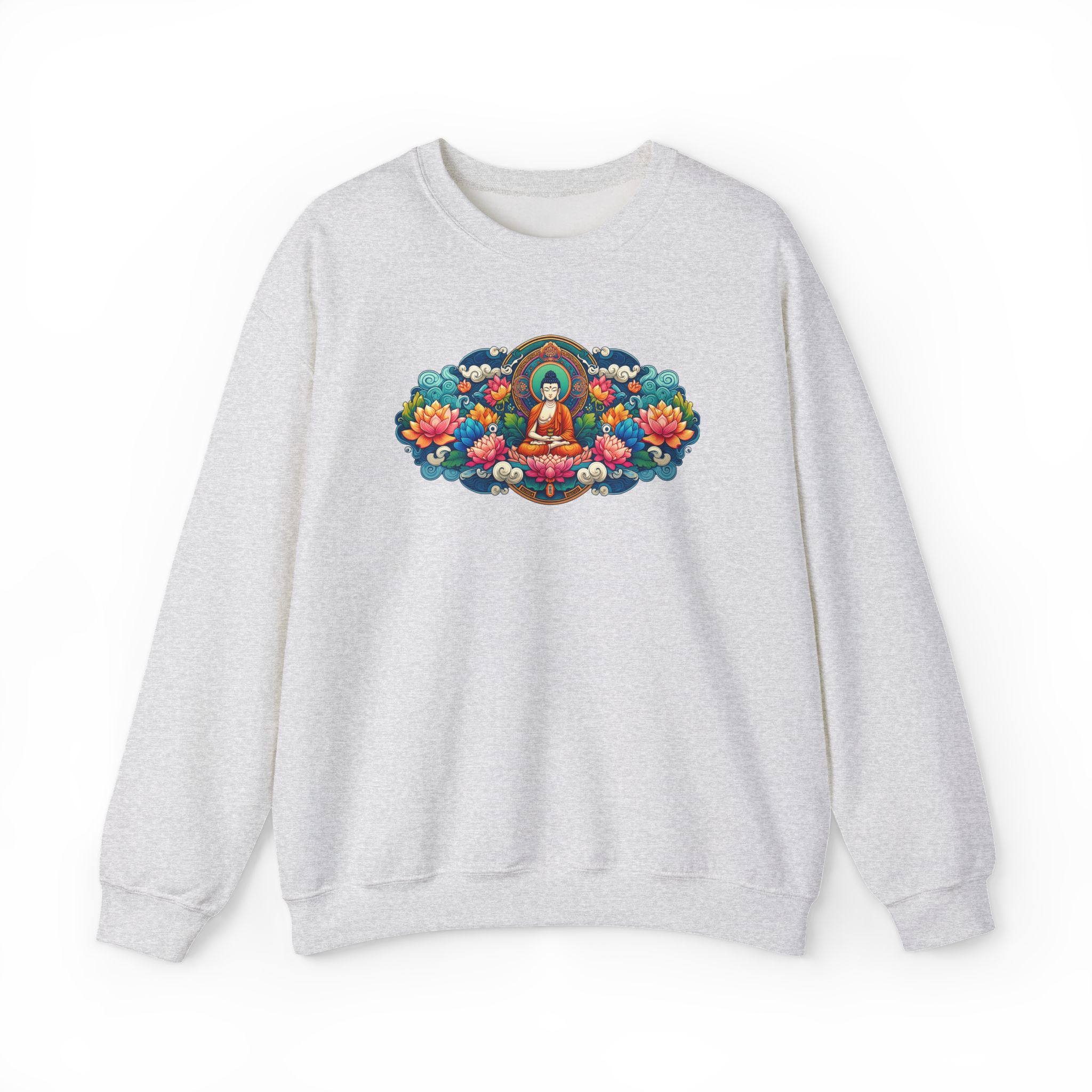 Yoga Vibes sweatshirt – Zen sweater – Meditation Sweatshirt Buddha print - Image 6