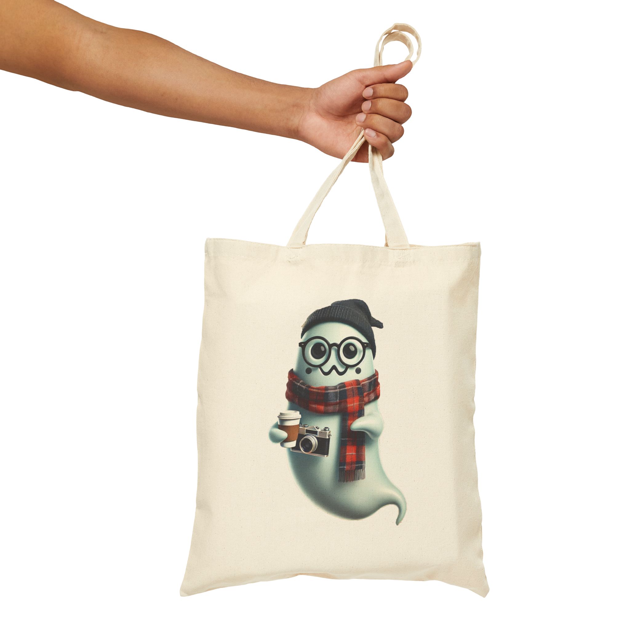 Boho Canvas Tote bag ghost funny Bag hipster gift cool clothing unique shoulder bag purse cute Handbag unique - Image 4