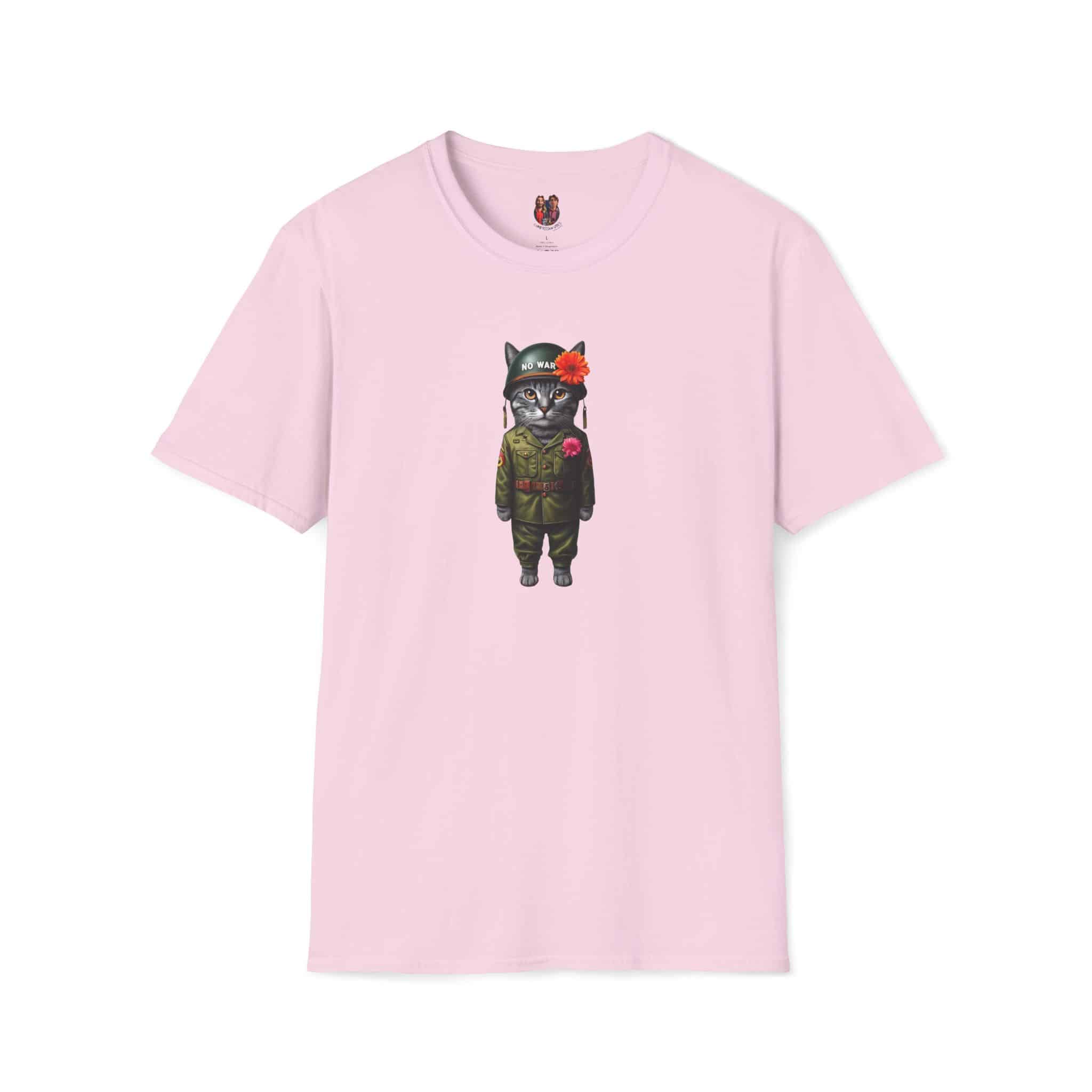 Funny tshirt Cat graphic tee peace & love comfy clothing for peace pet lovers outfit - Image 30