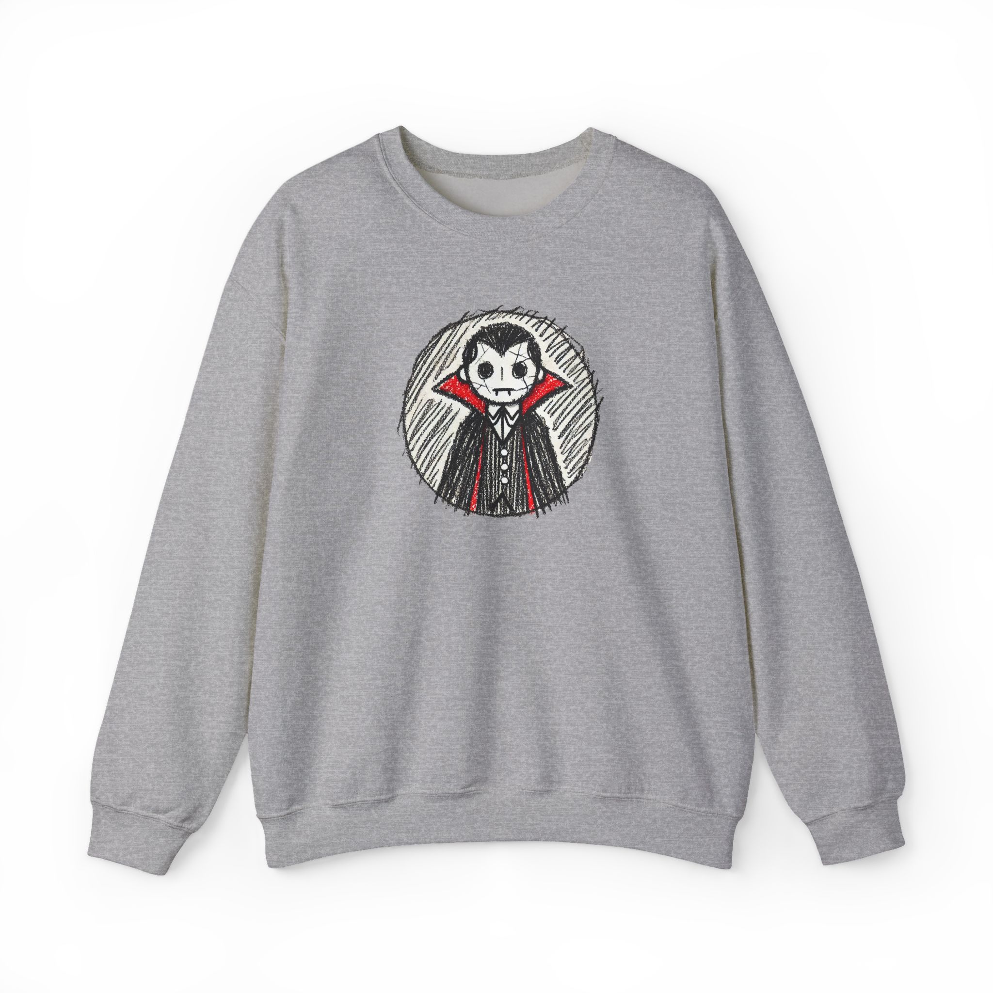 Dracula sweatshirt – Vampire sweatshirt – Gothic sweater vampire print