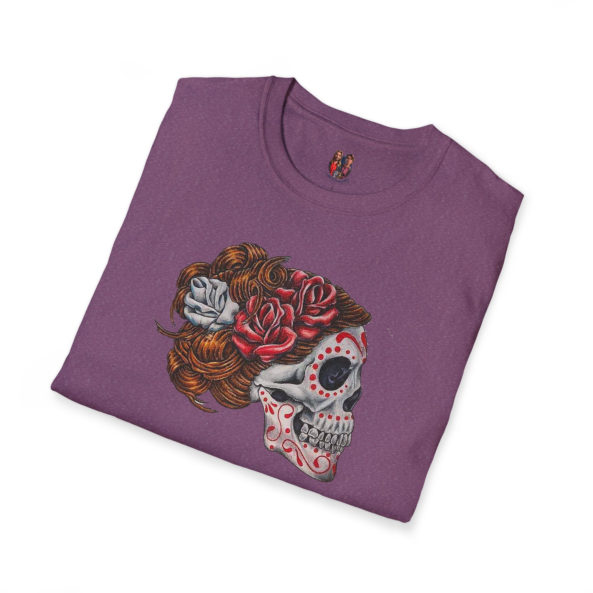 Surrealism Dia de los muertos tshirt unique Drawing by Celebrated Artist - Image 33