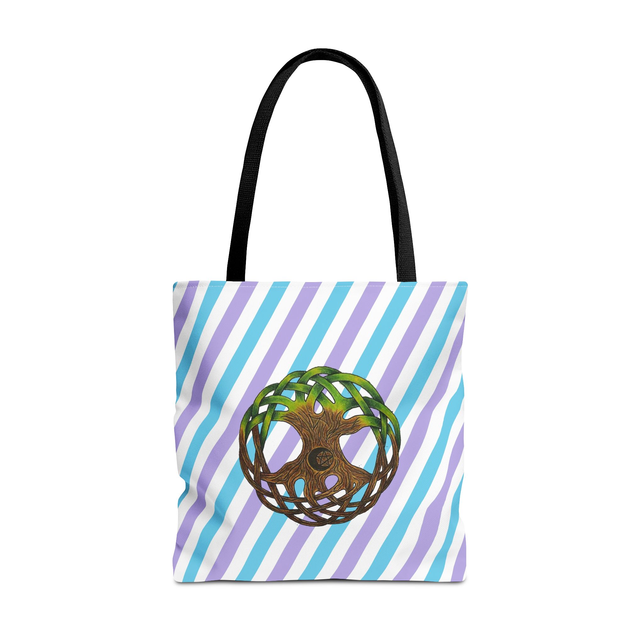 Canvas tote bag Dive into Dream Worlds Surrealist Tree Art shoulder bag with Unique Artist cute tote bag - Image 5