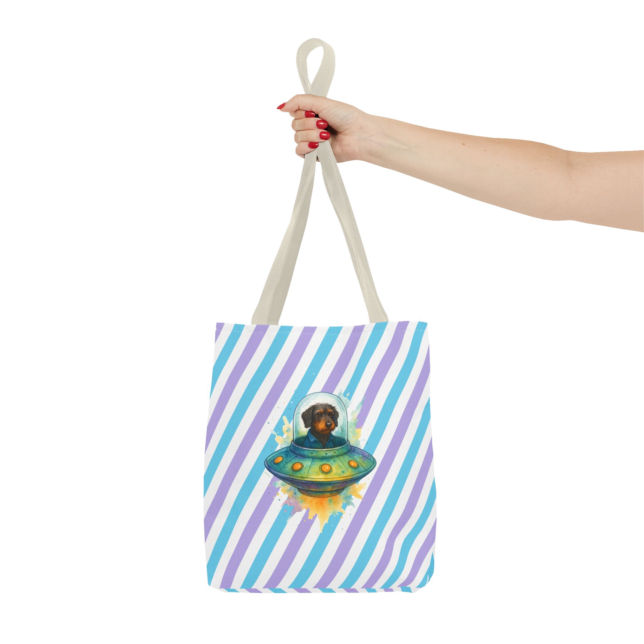 Dog Canvas Tote bag funny outerspace Bag astronaut pet lover cool gift clothing shoulder bag purse retro Handbag unique - Image 20