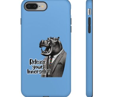 Hippo Head Phone Case